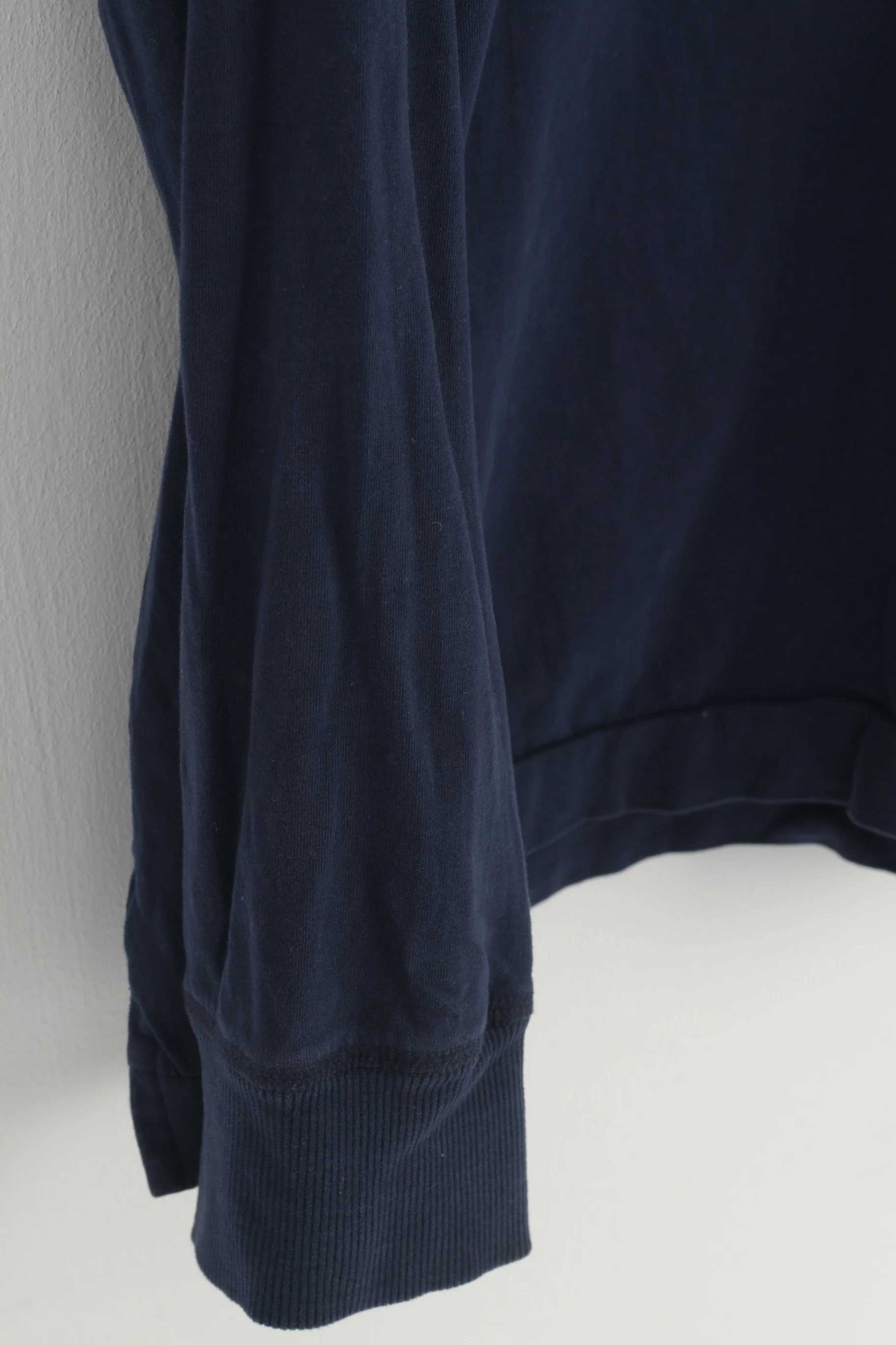 Brax & More Men XL Shirt Navy Long Sleeve Crew Neck Sport Classic Top - Image 3