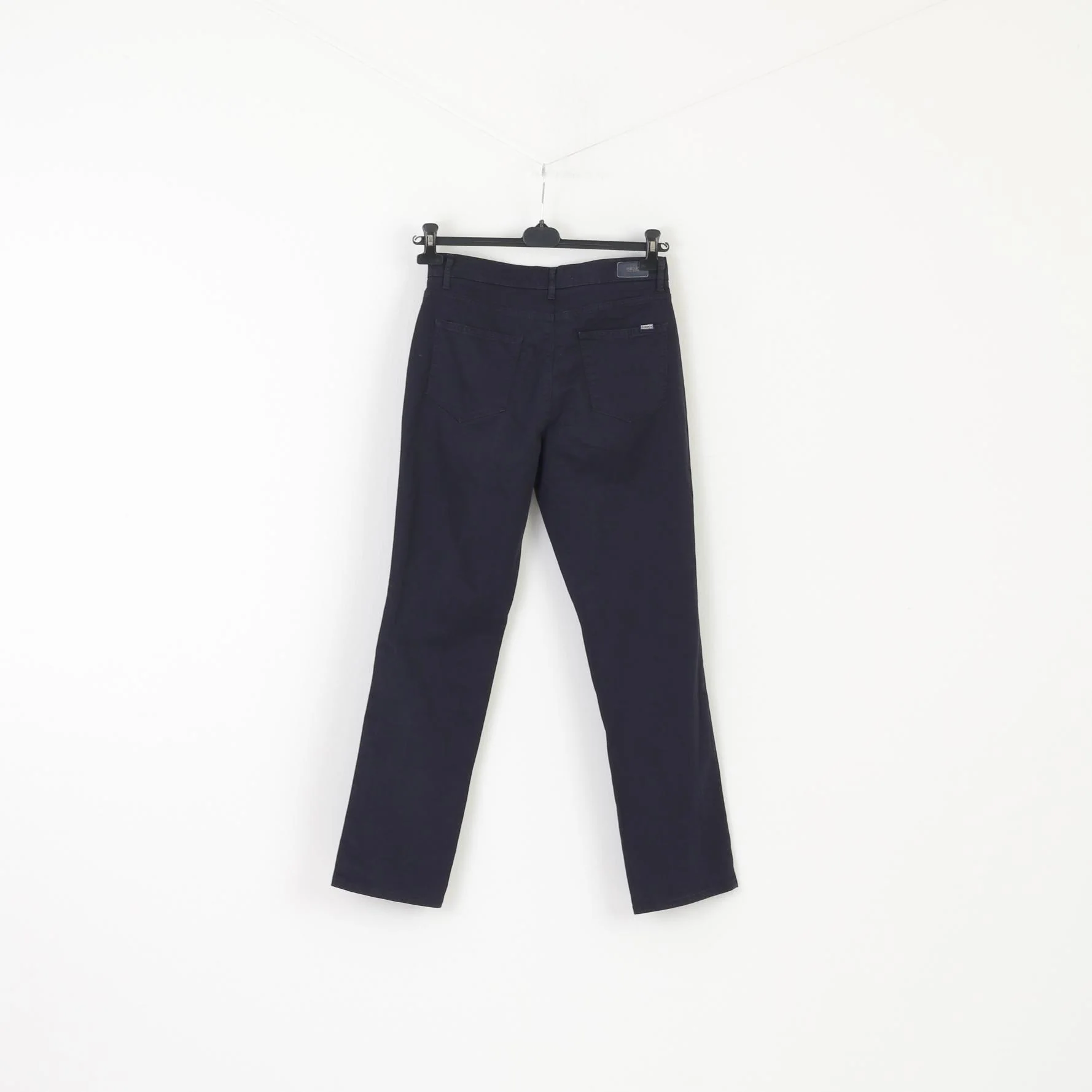 BRAX Women 12 38 Trousers Navy Cotton Carola Style Classic Stretch Pants - Image 6