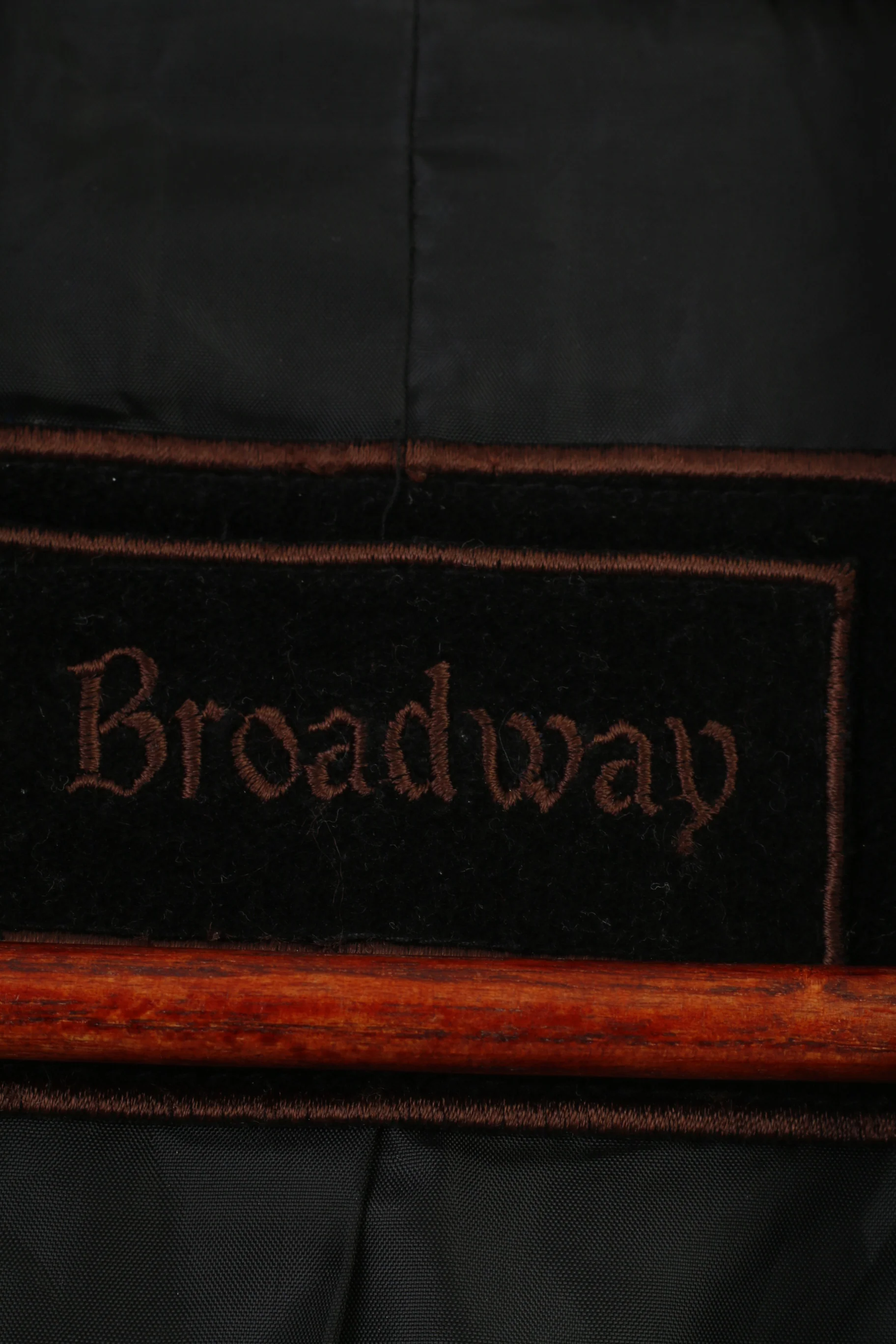 Broadway Women 38 M Jacket Black Gold Buttons Suede Cotton Vintage Collar Single Breasted Blazer Top - Image 5
