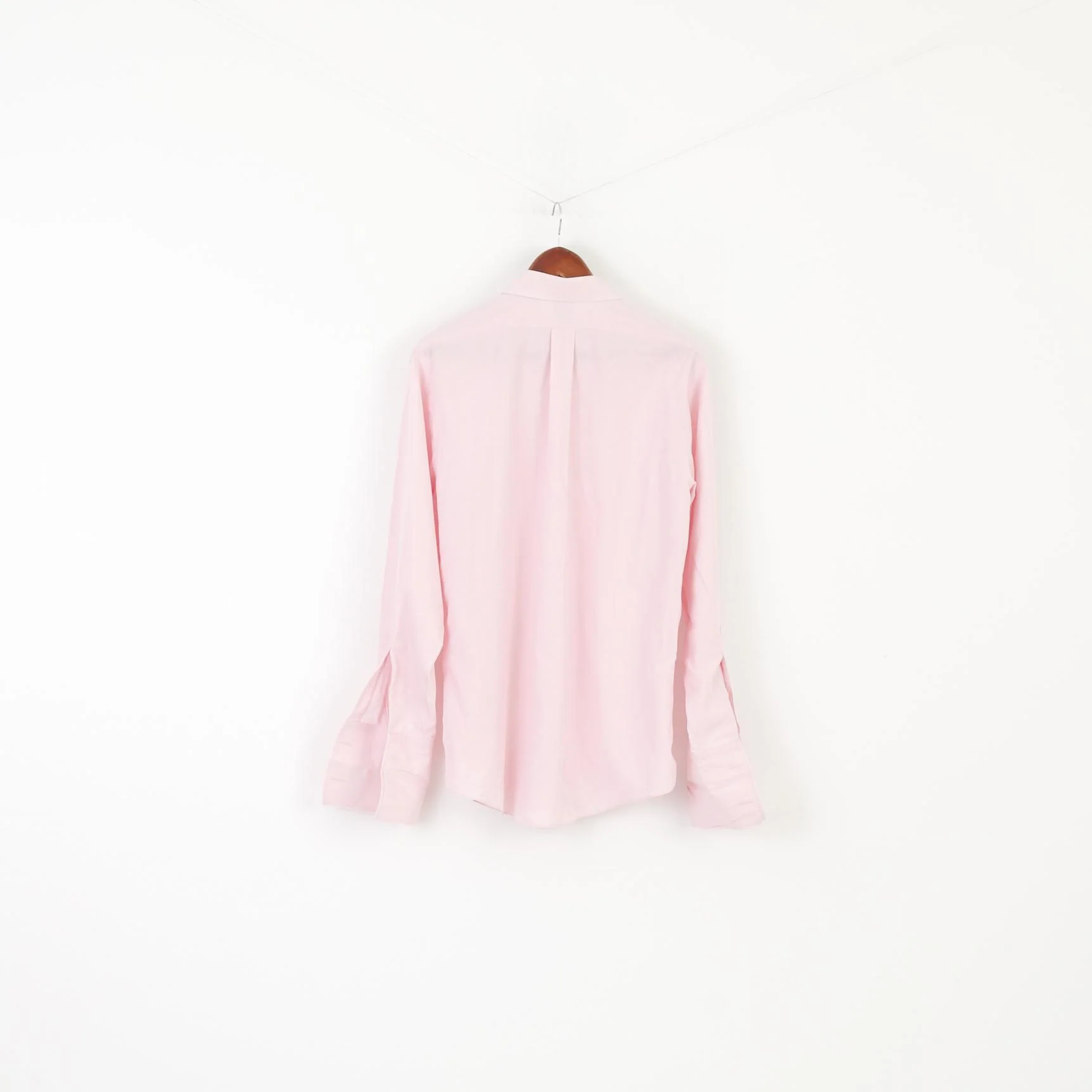 Brooks Brothers 15.5 34 L Casual Shirt Pink Cotton Cuff Elegant Long Sleeve Top - Image 6