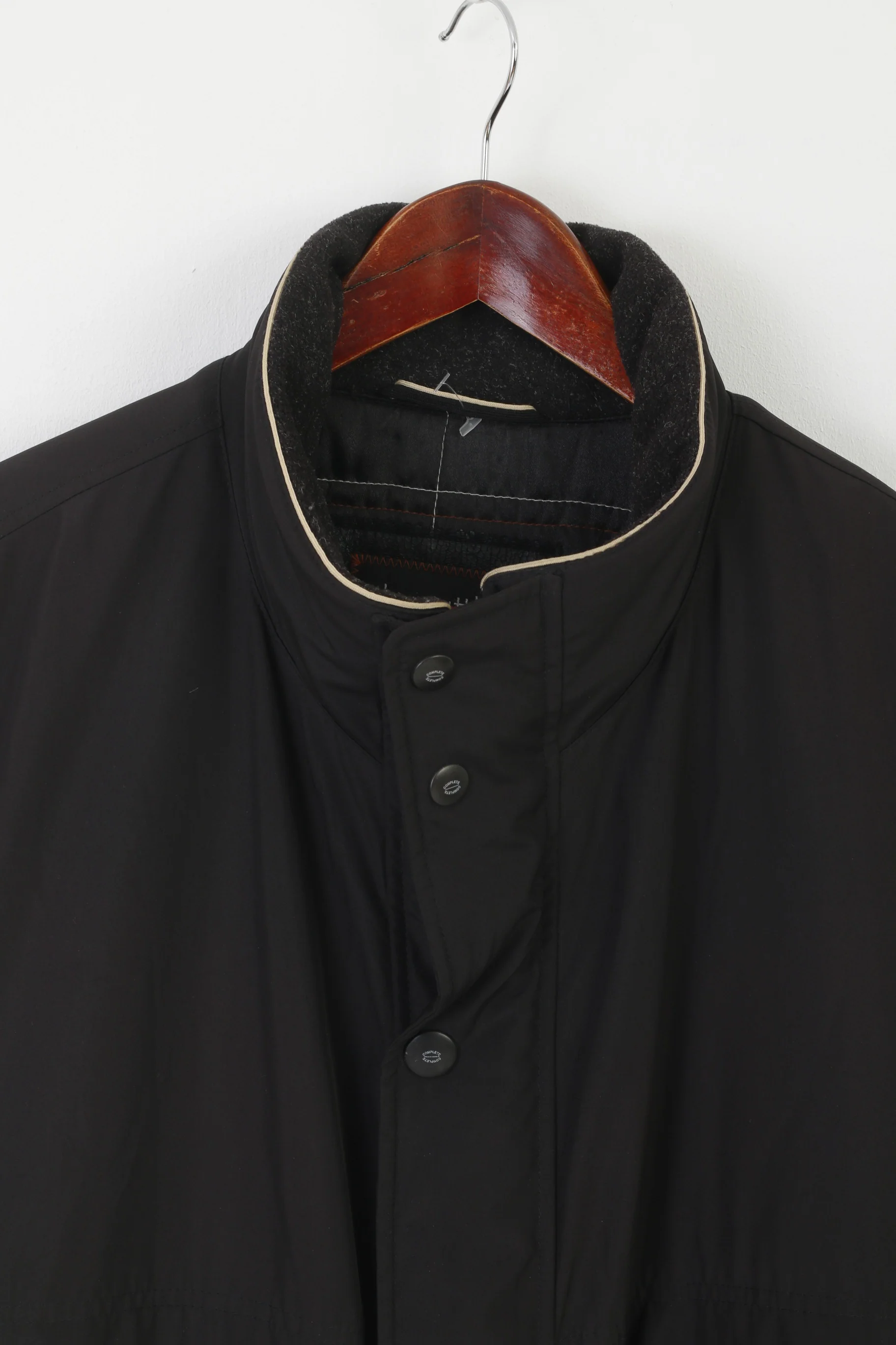 Bugatti Men 56 XXL Jacket Black Lined Zipped Classic Equipped Multi Pocket Top - Image 3