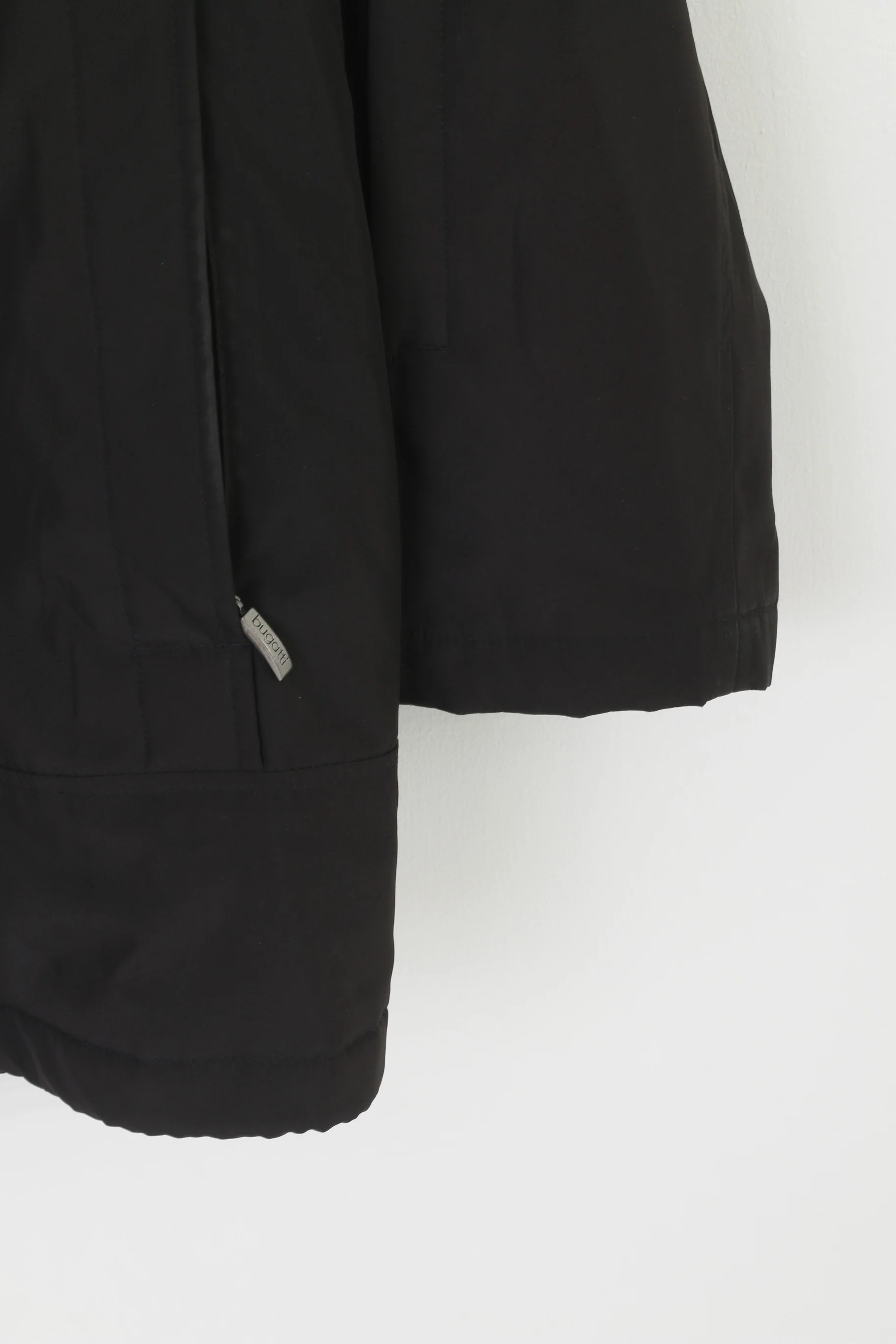 Bugatti Men 56 XXL Jacket Black Lined Zipped Classic Equipped Multi Pocket Top - Image 4