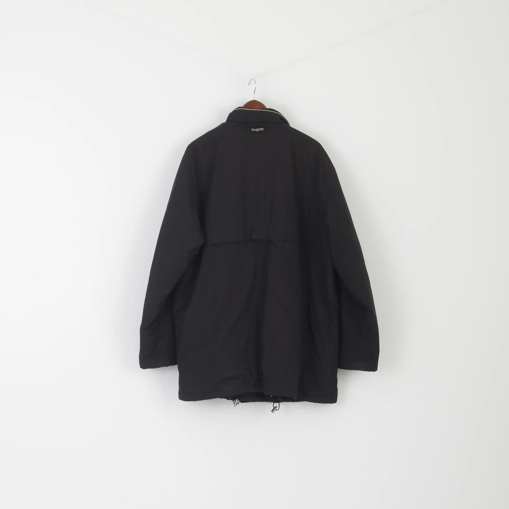 Bugatti Men 56 XXL Jacket Black Lined Zipped Classic Equipped Multi Pocket Top - Image 9