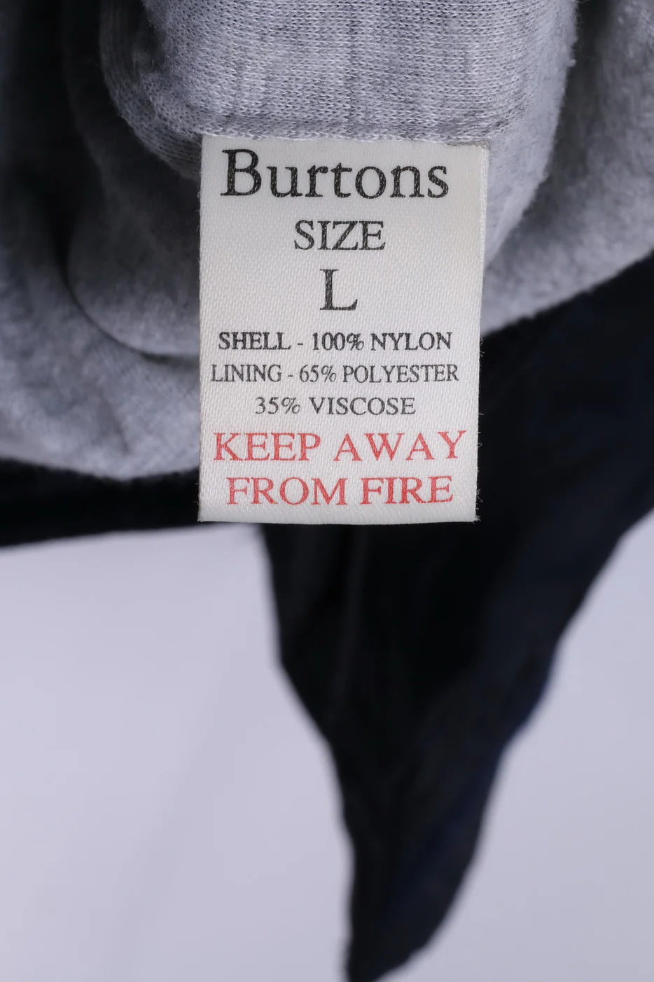 Burtons Mens L Jacket Nylon Waterproof Sport Full Zipper Lightweight - Image 4