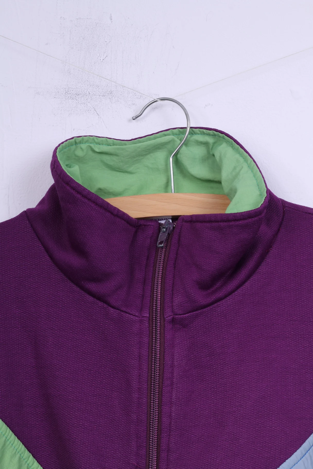 C&A Rodeo Mens XL 56-58 Sweatshirt Purple Sportswear Top Cotton Full Zipper - Image 2