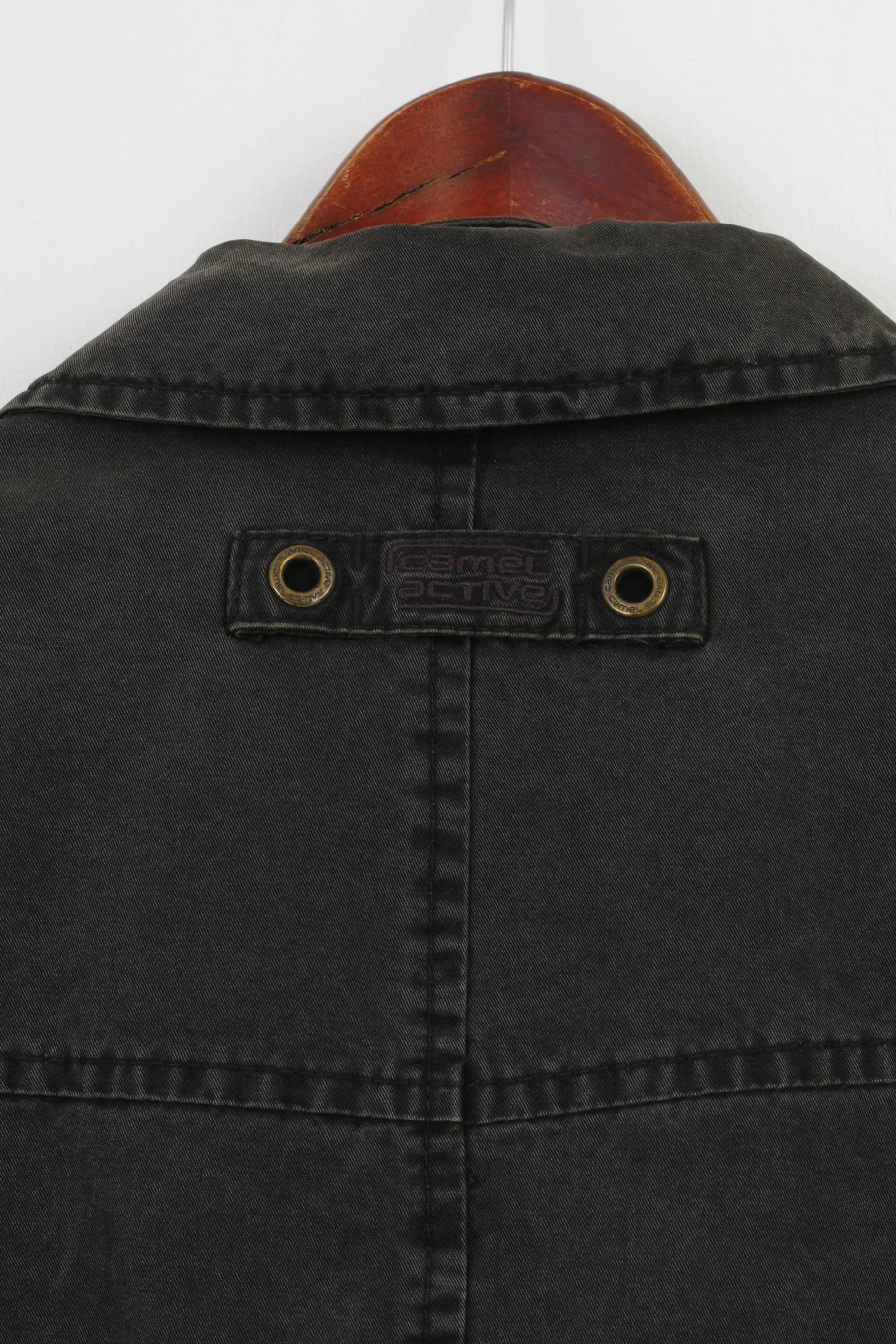 Camel Active Men L Jacket Grey Outwear Full Zipper Pockets Top - Image 6