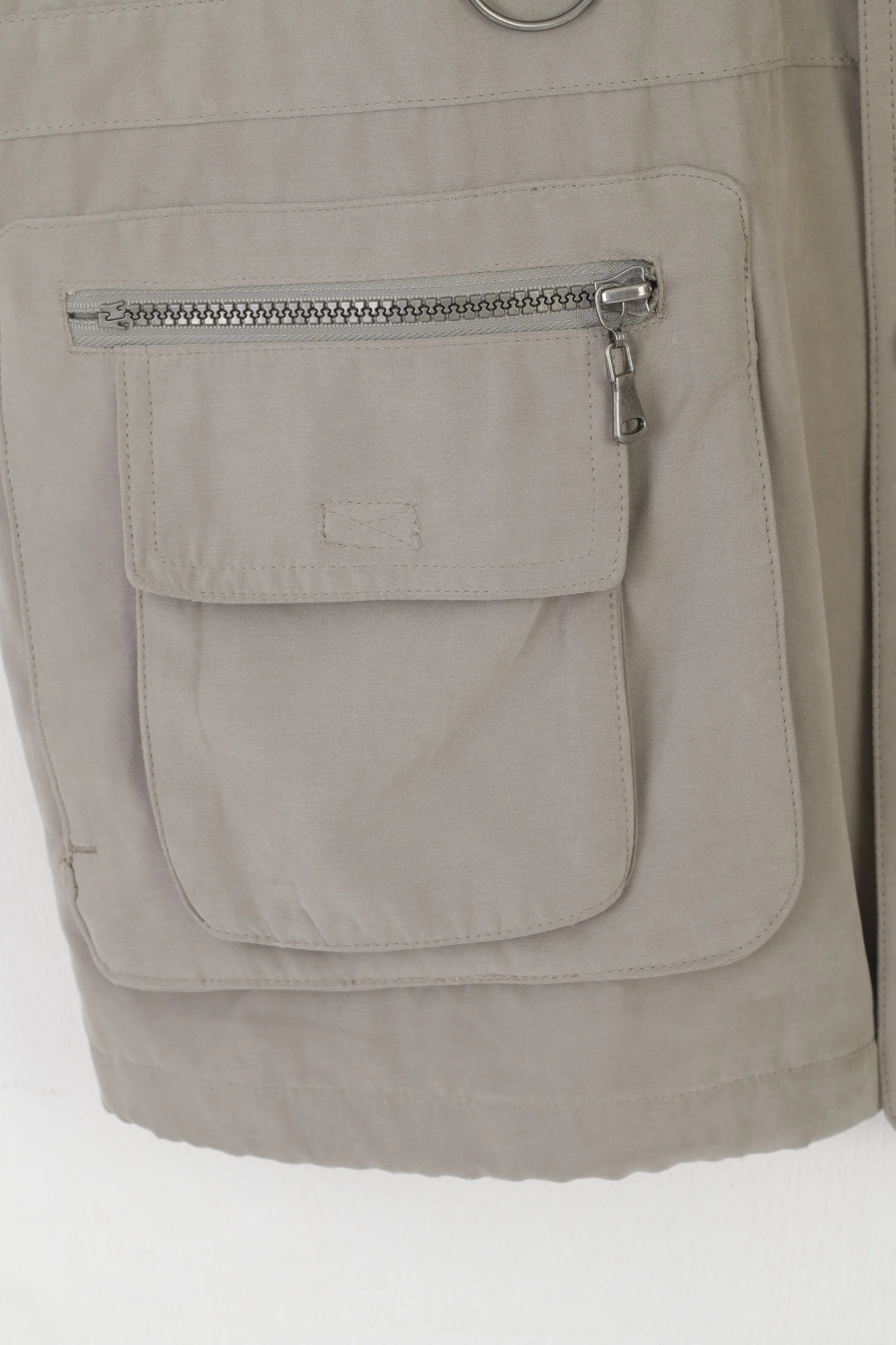 Canada by C&A Men 56 XL Vest Gray Classic Micro Pockets Hunting Fishing Bodywarmer - Image 3