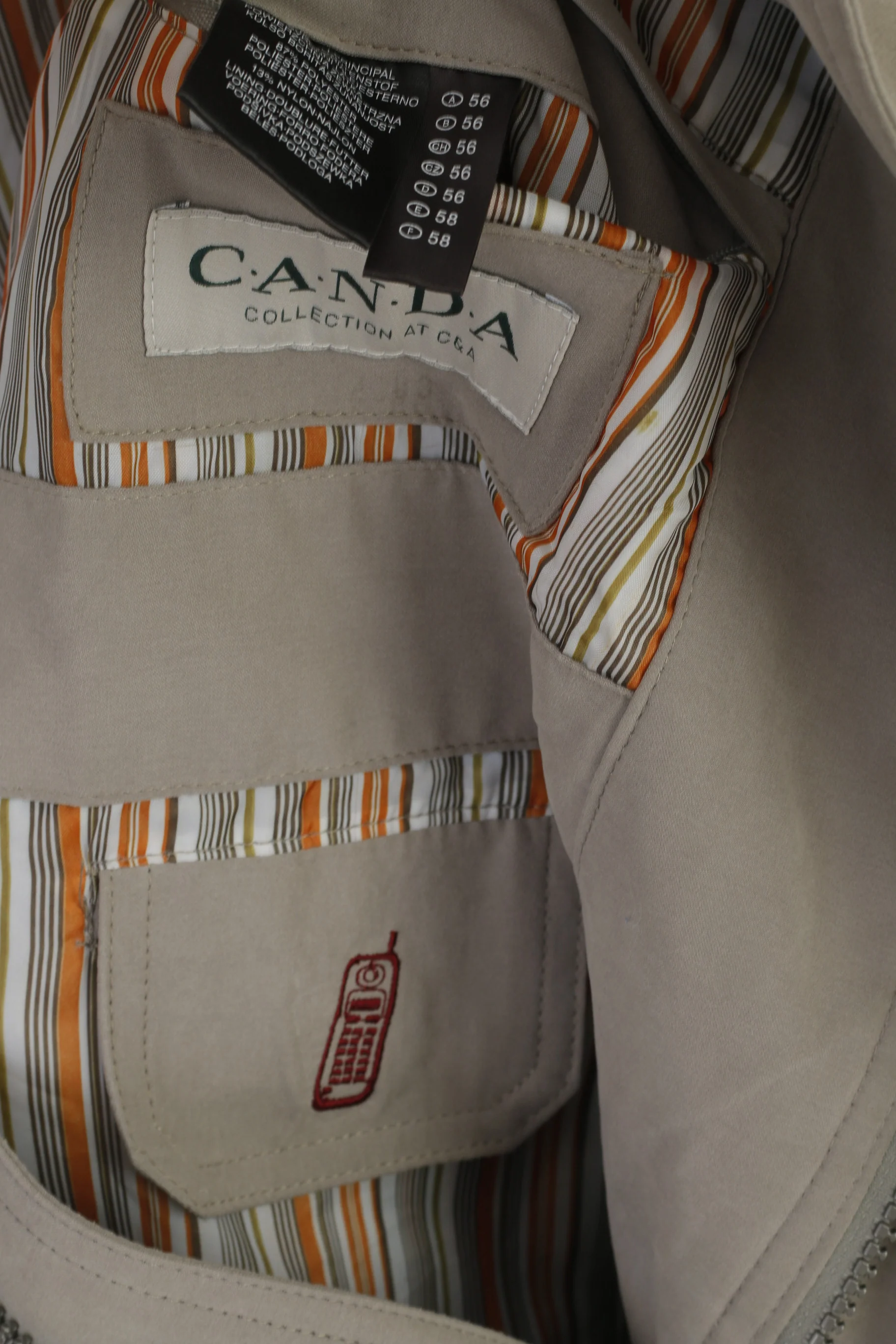 Canada by C&A Men 56 XL Vest Gray Classic Micro Pockets Hunting Fishing Bodywarmer - Image 6
