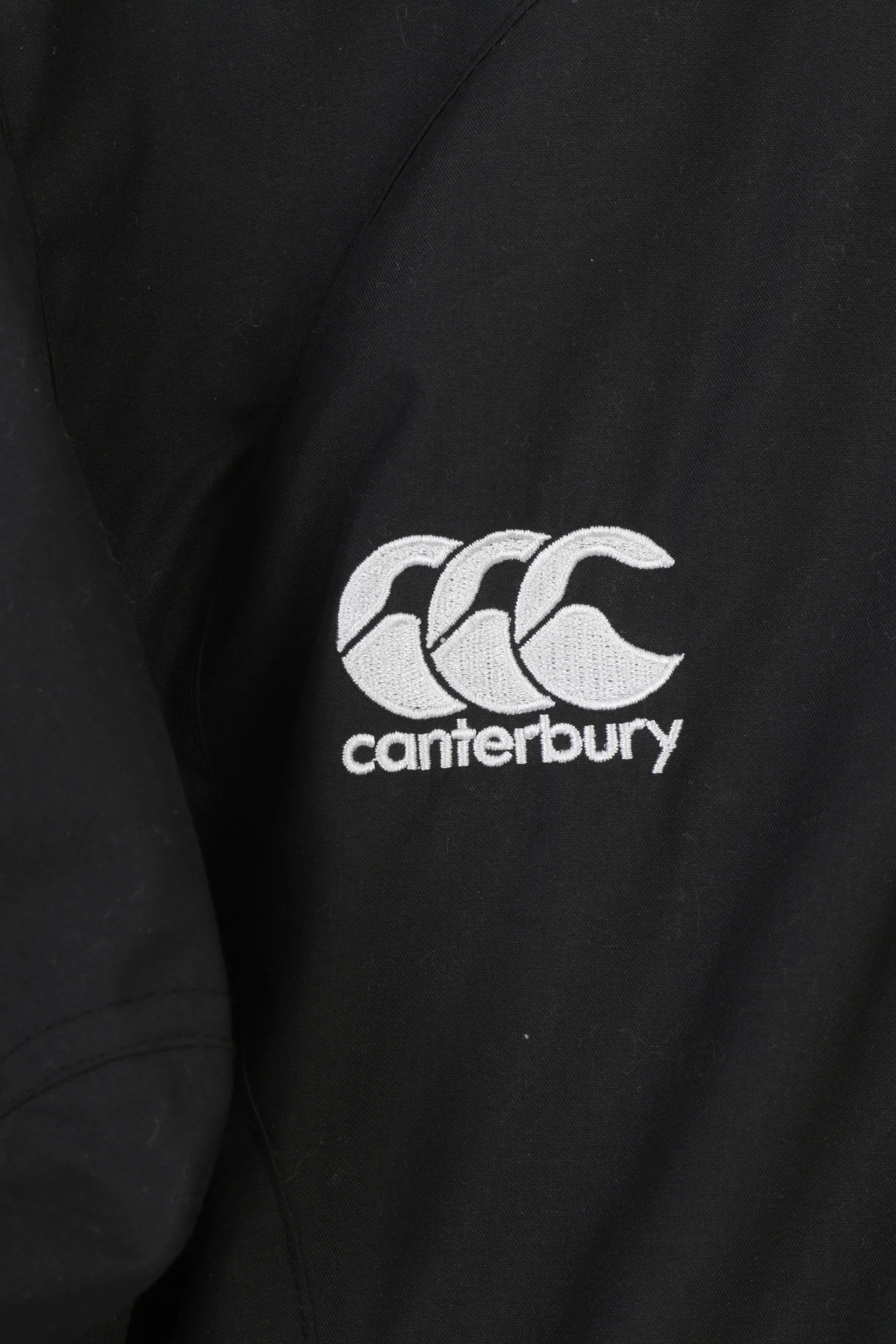 Canterbury Boys 14 Age Jacket Black Fleece Double Side Vintage Full Zipper Top - Image 4