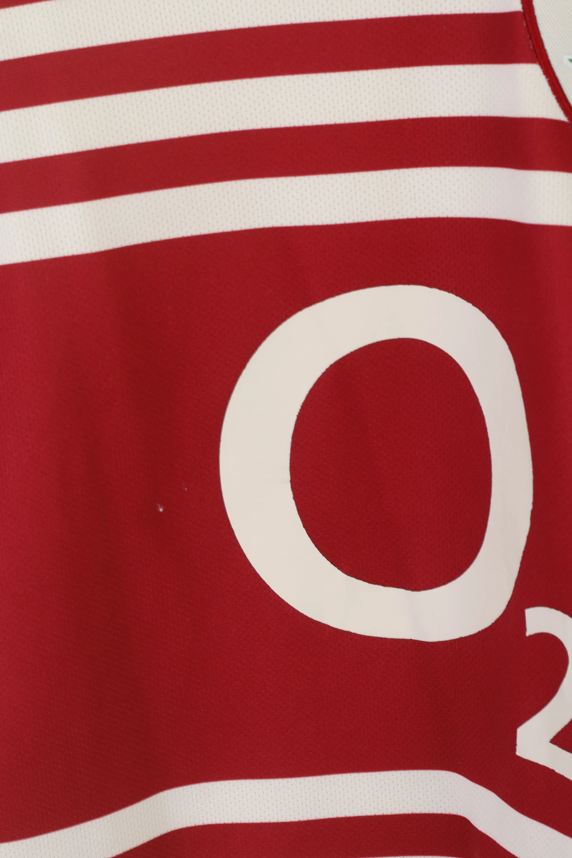Canterbury England Boys 12 Age Shirt Maroon National Rugby Union Team O2 Jersey Top - Image 3