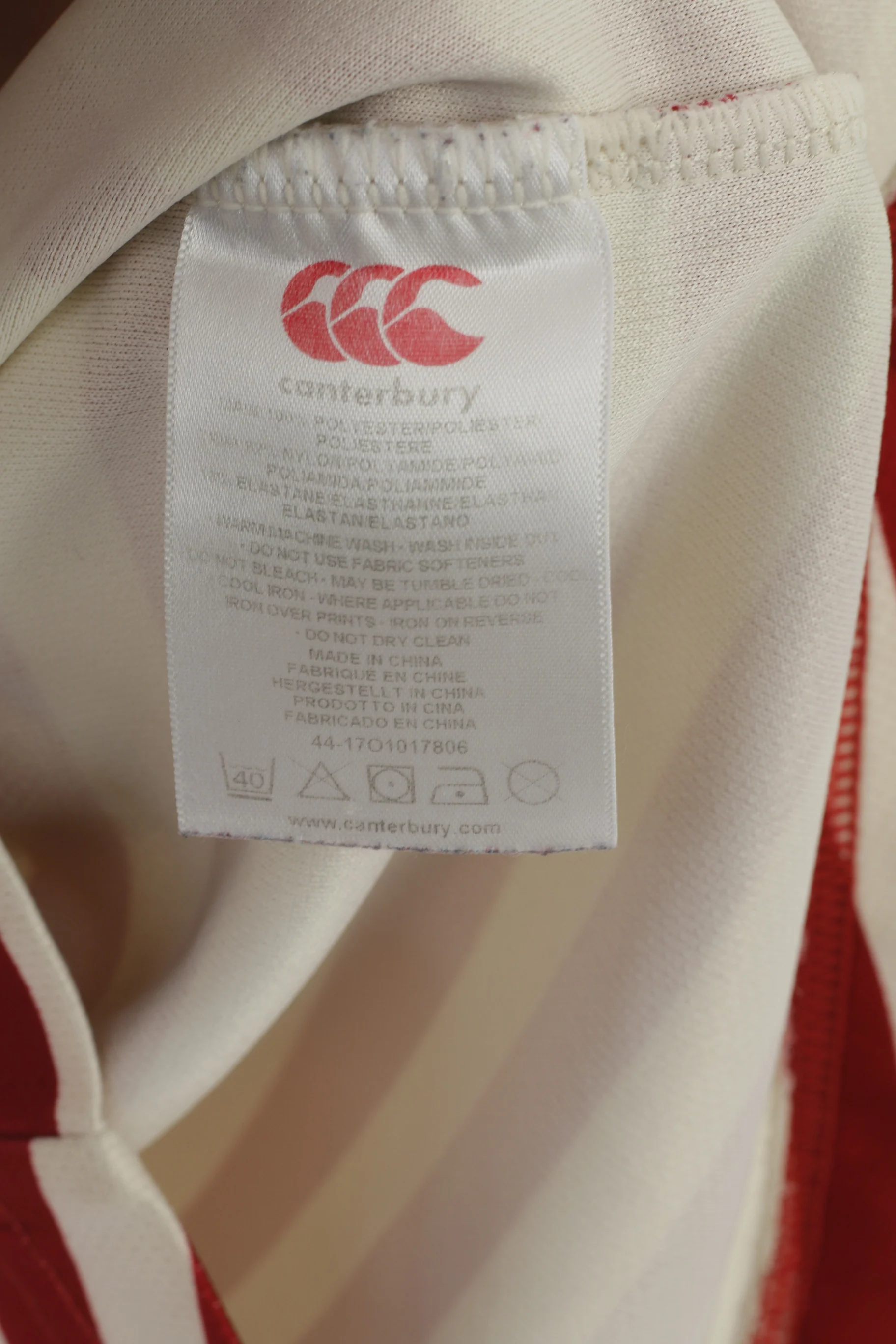 Canterbury England Boys 12 Age Shirt Maroon National Rugby Union Team O2 Jersey Top - Image 6