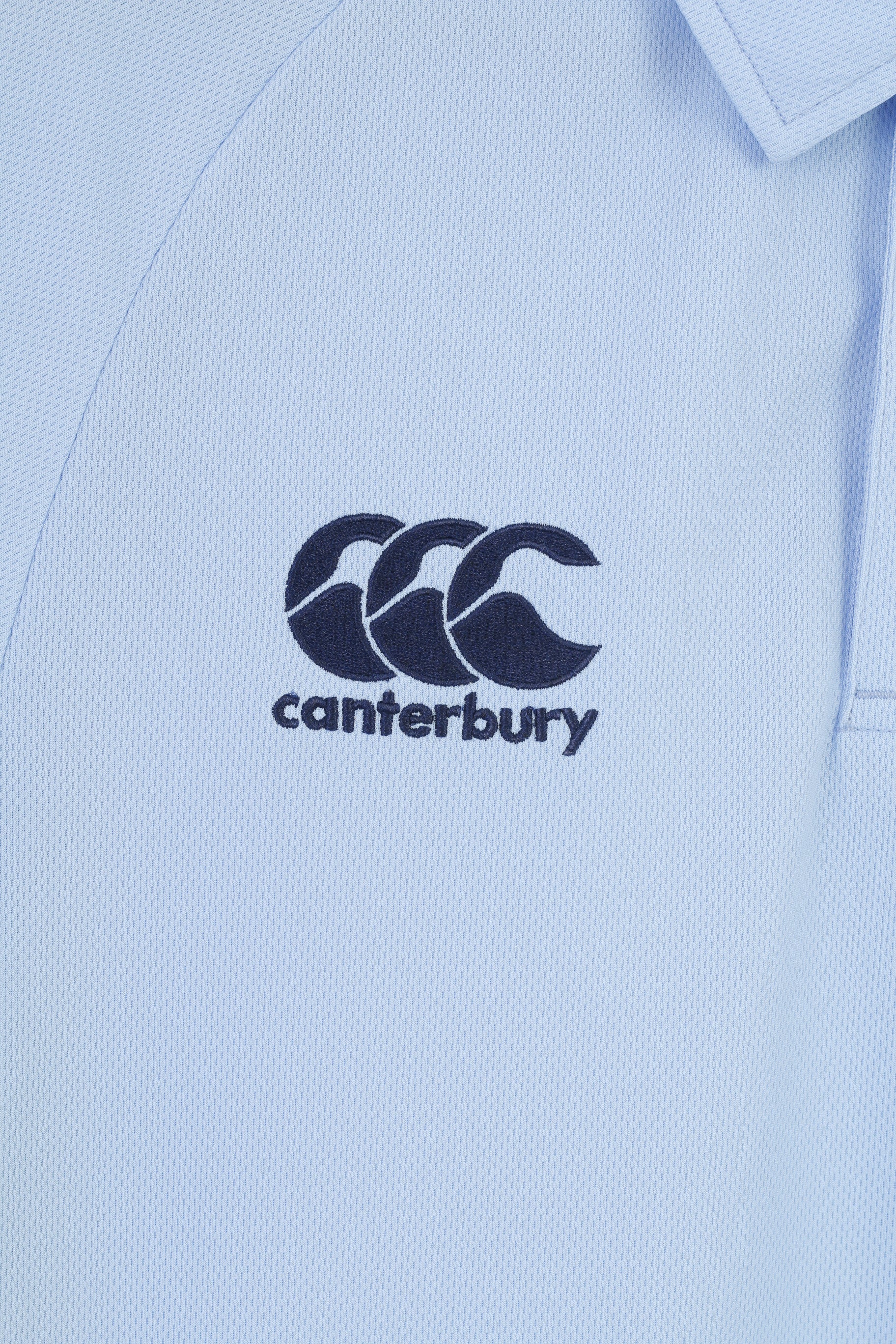 Canterbury Men S Polo Shirt Blue Treharris Phoenix R.F.C. Collar Vintage Sport Top - Image 4