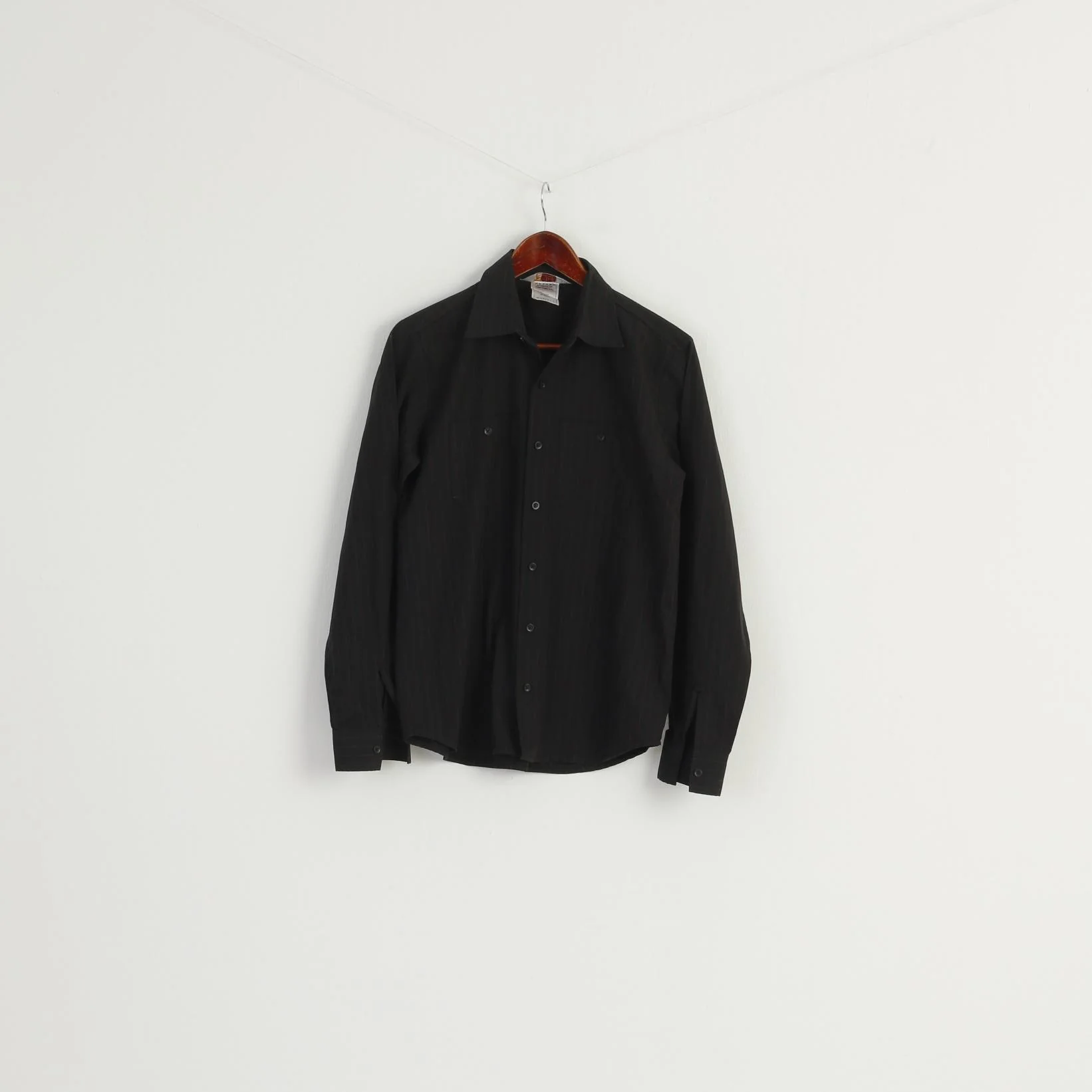 Carhartt Men S Casual Shirt Black Striped Long Sleeve Striped Classic Top - Image 2