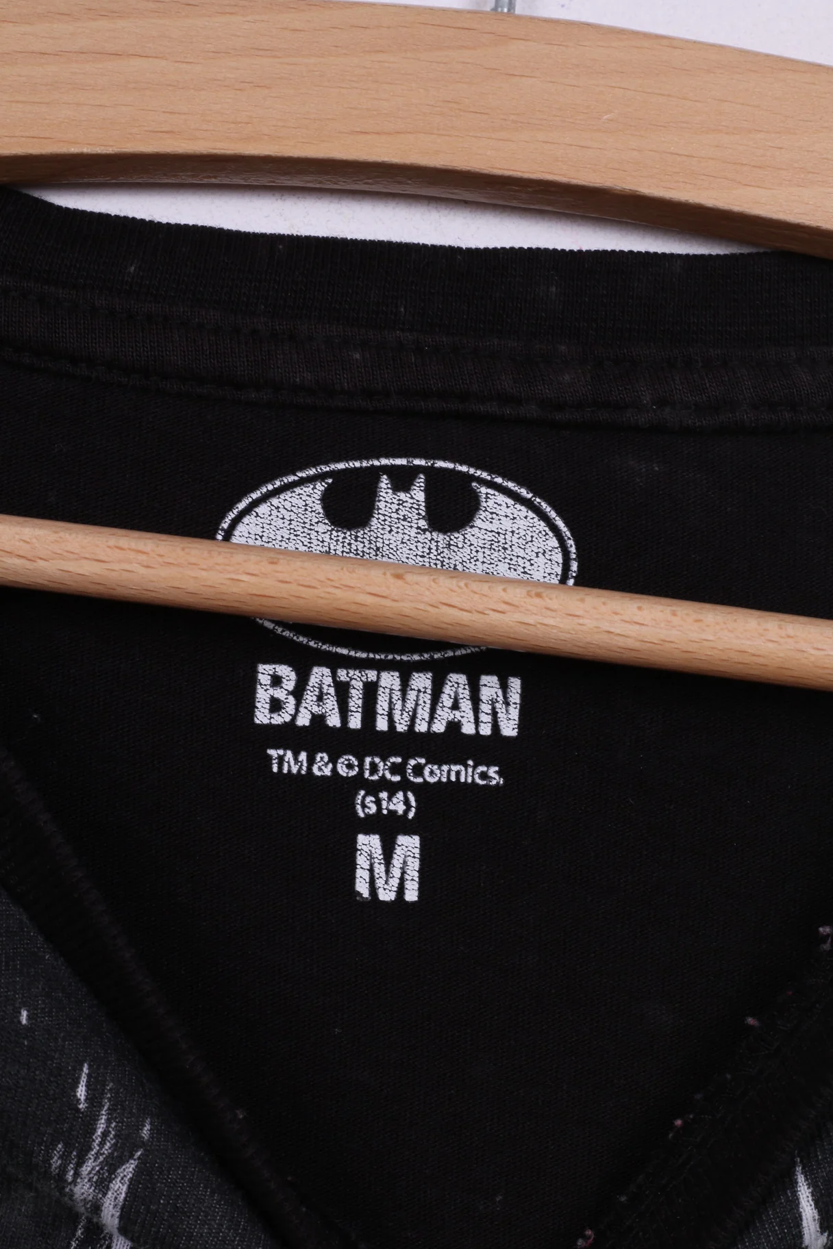 Cedar Wood State Batman The Night Is Mine Mens M T-Shirt Graphic Cotton Black Summer Top - Image 3