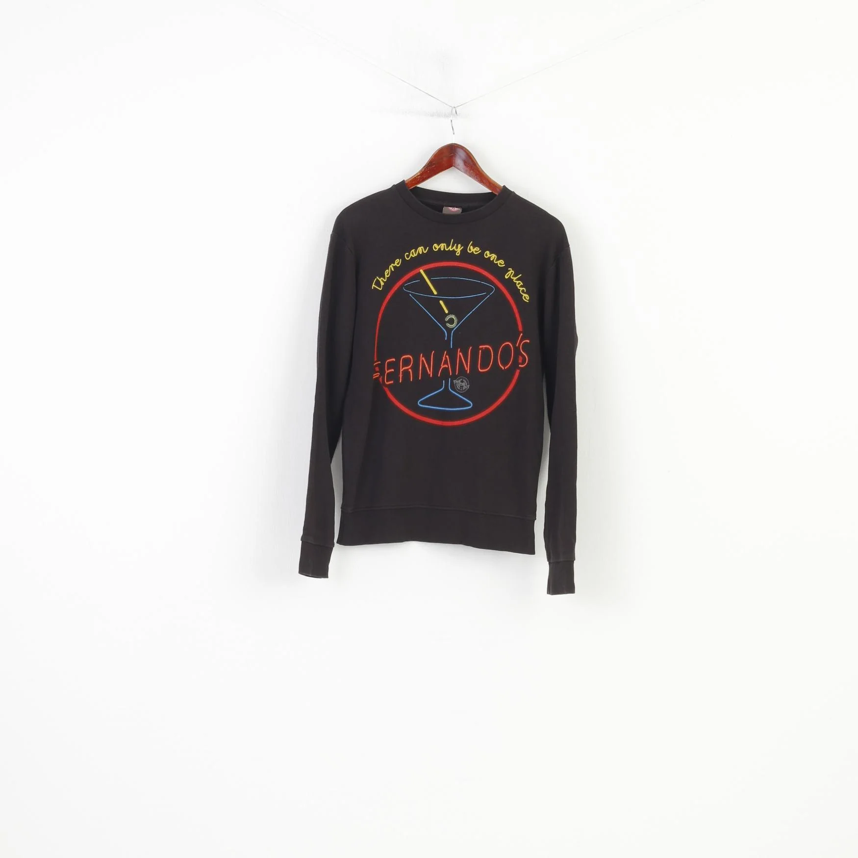 Cedar Wood State Men S Sweatshirt Black Crew Neck Cotton Fernando's Take Me Out Vintage Top
