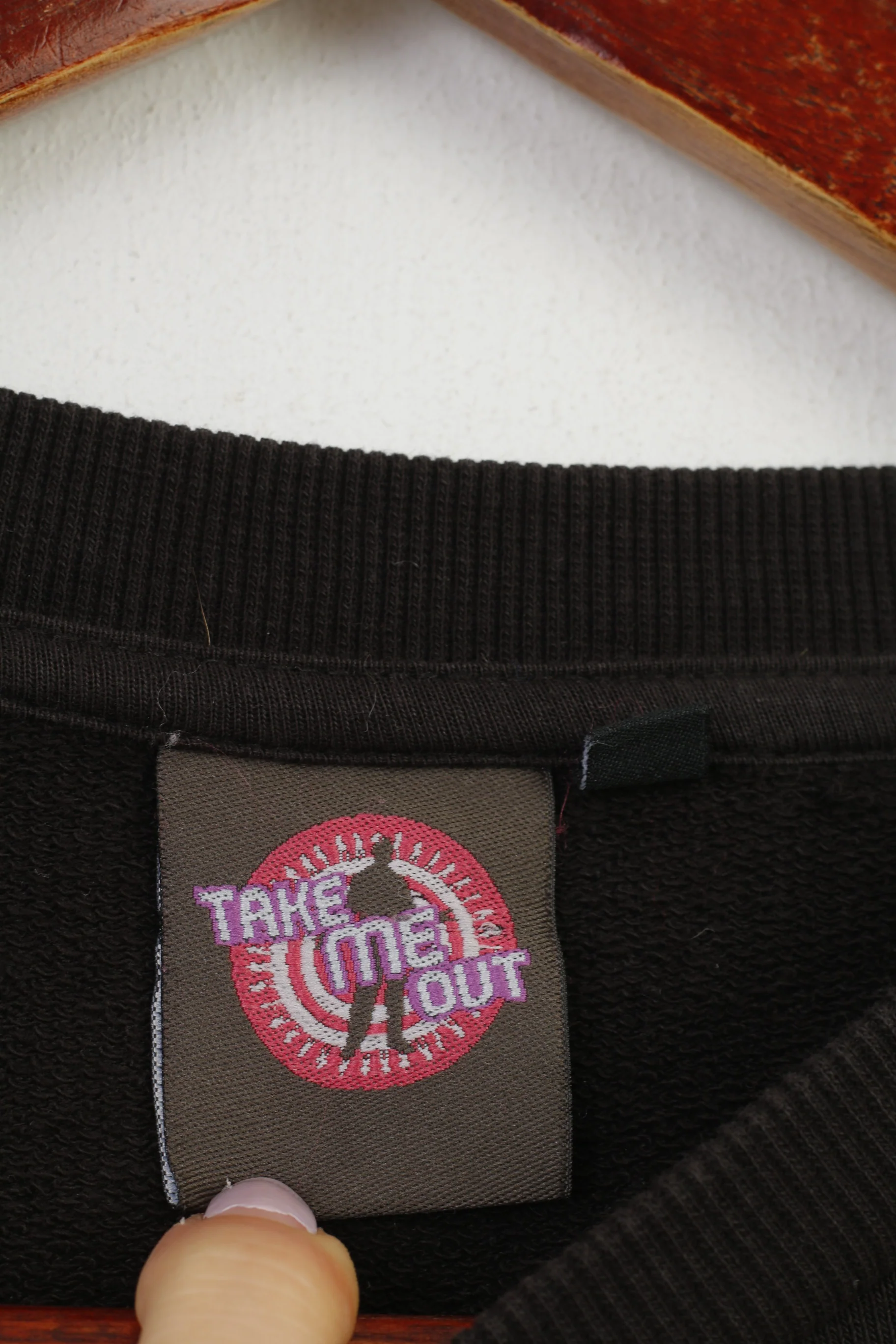Cedar Wood State Men S Sweatshirt Black Crew Neck Cotton Fernando's Take Me Out Vintage Top - Image 5