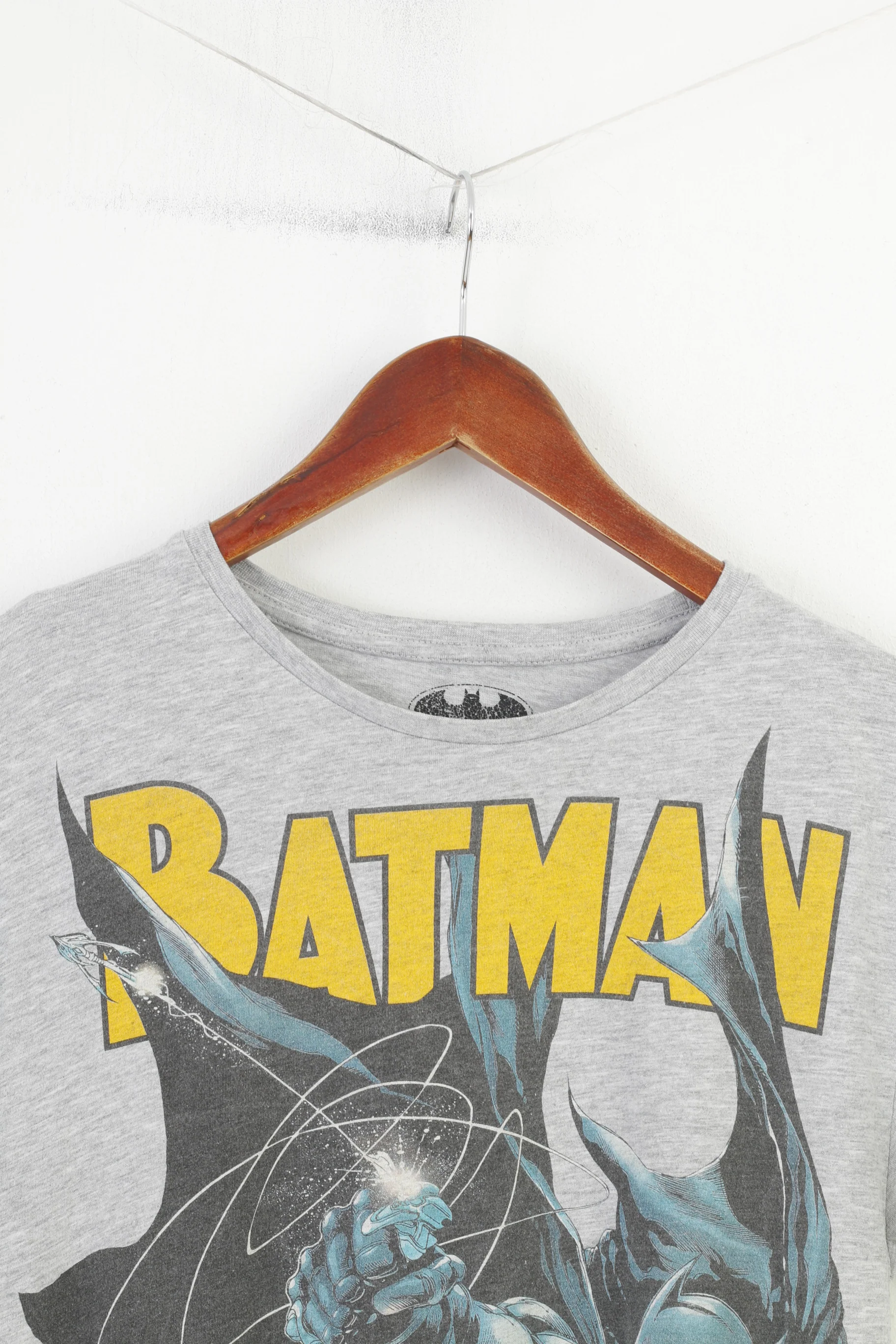 Cedar Wood State Men S T-Shirt Graphic Cotton Grey Crew Neck Batman Top - Image 2