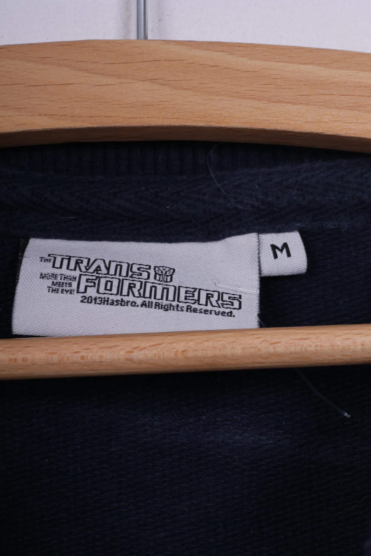 Cedar Wood State Transformes Womens M Sweatshirt Graphic Jumper Cotton Navy Sportswear - Image 4