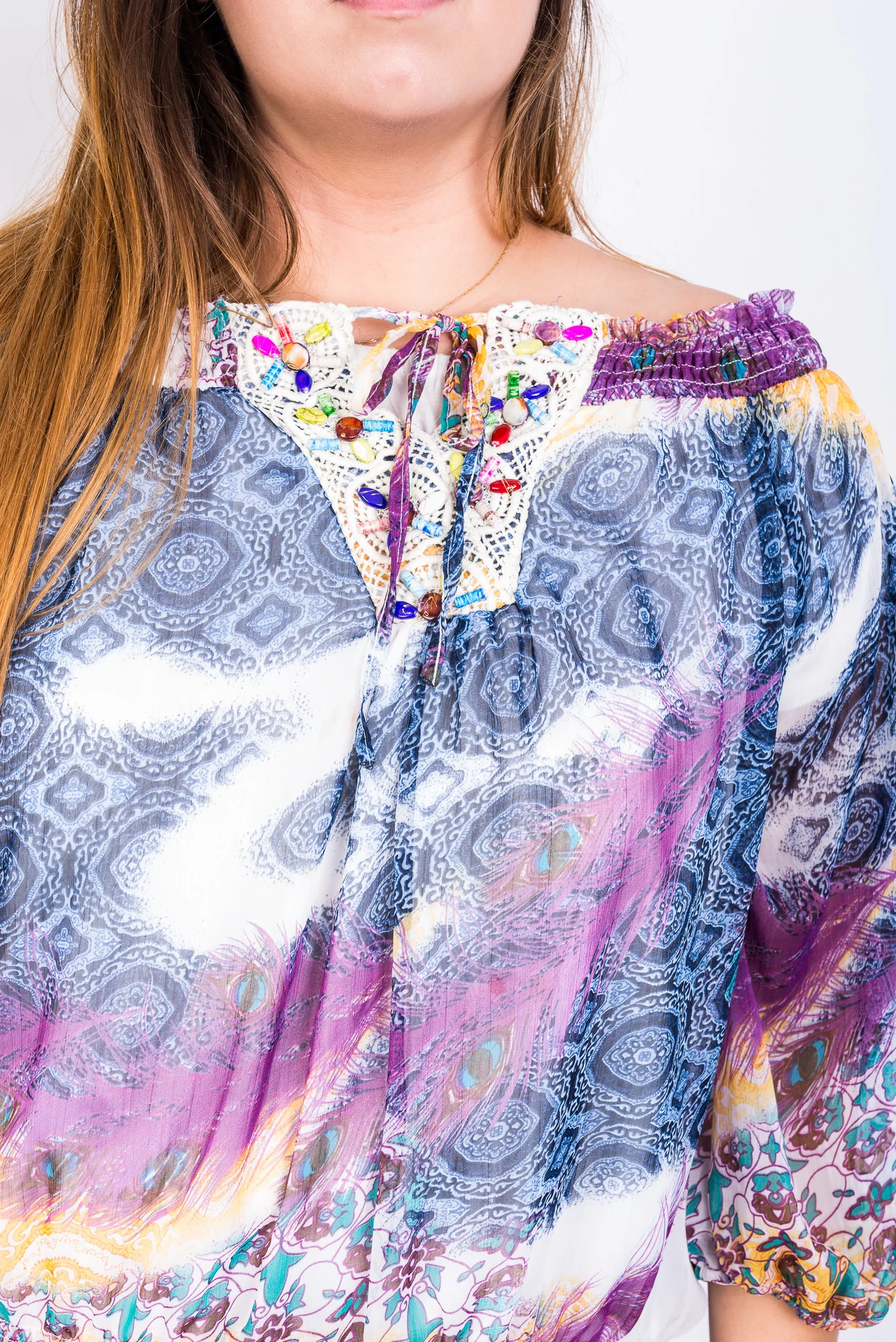 Ceuse Womens 4XL Blouse Shirt Tunic Multi Colour Short Sleeve Summer XXXL - Image 3