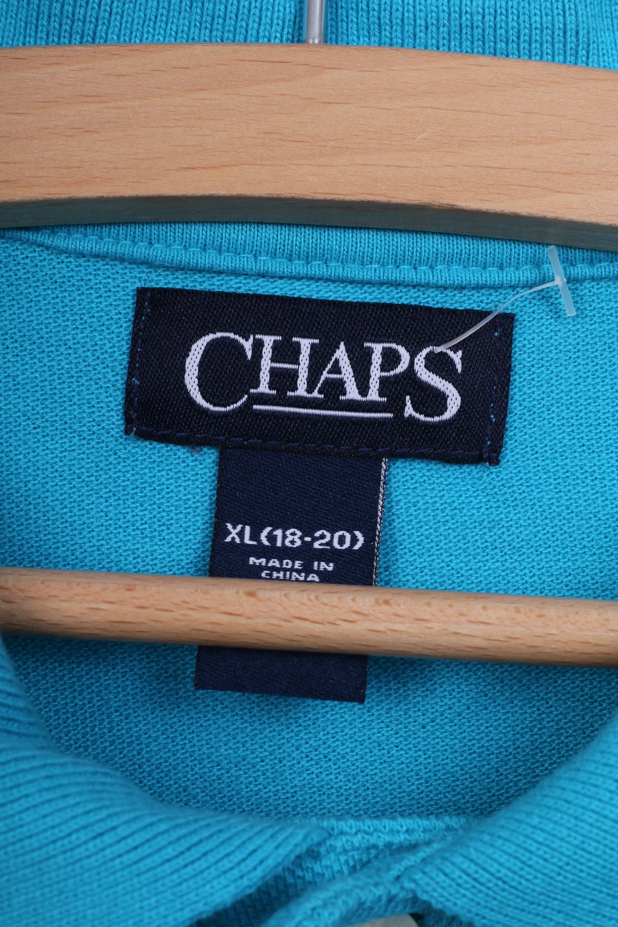 Chaps Youth XL (18-20) Polo Shirt Blue Short Sleeve Summer Cotton - Image 4