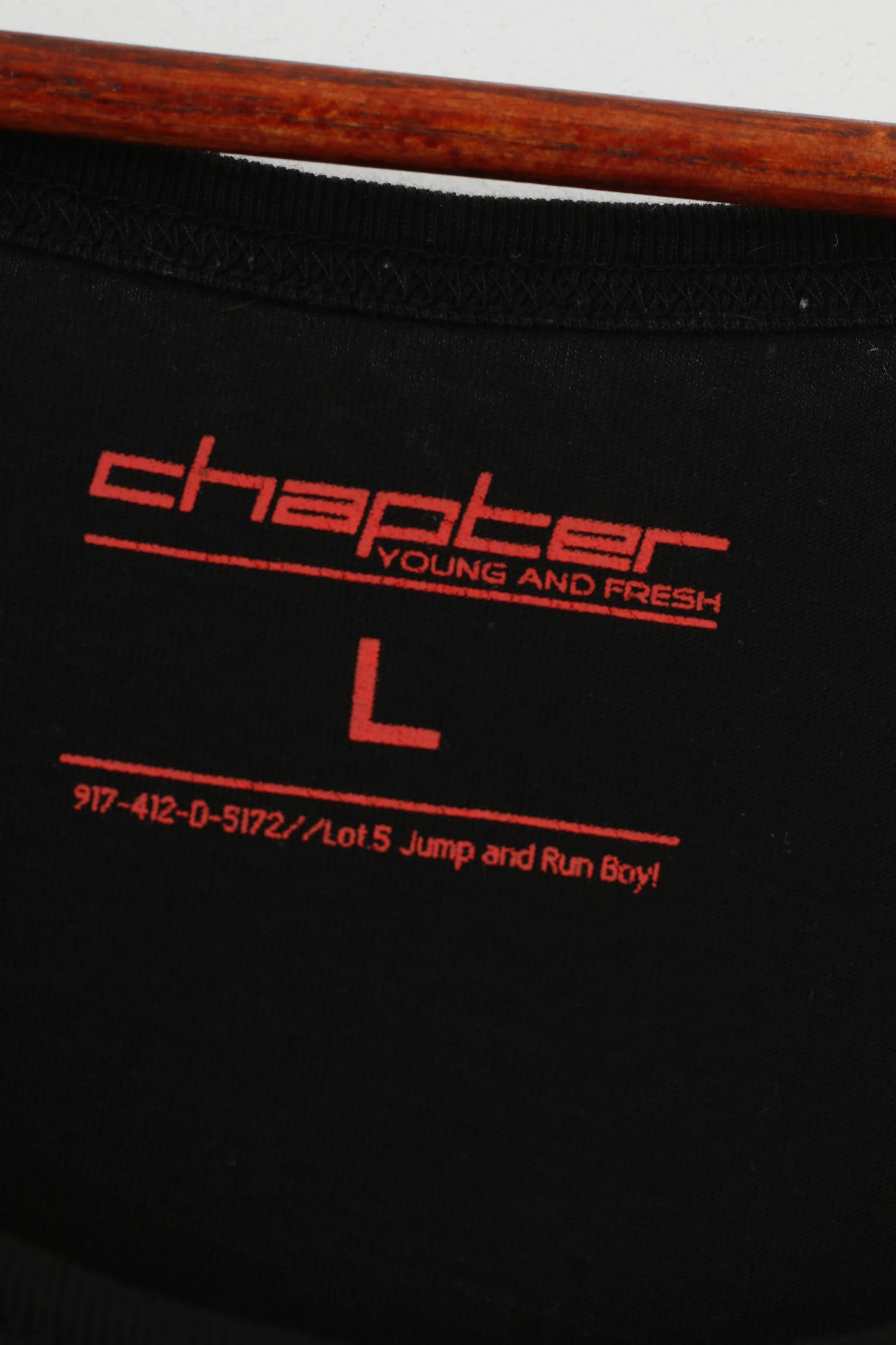 Chapter Men L Sleeveless Shirt Black Cotton Sport Summer Basketball Sportswear Top - Image 3