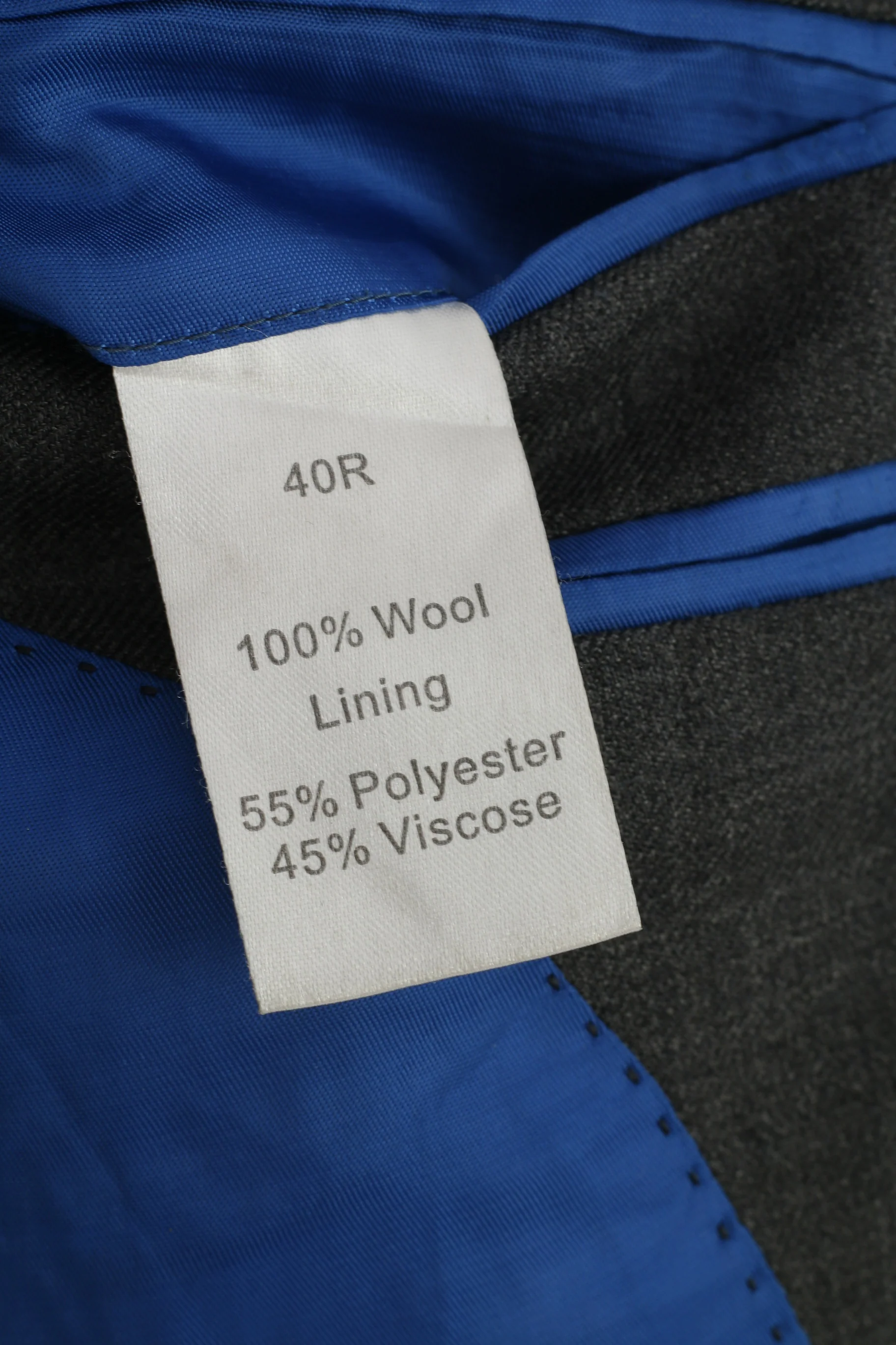 Charles Tyrwhitt Tayloring Men 40 Blazer Grey Wool Ashley Single Breasted Jacket - Image 6