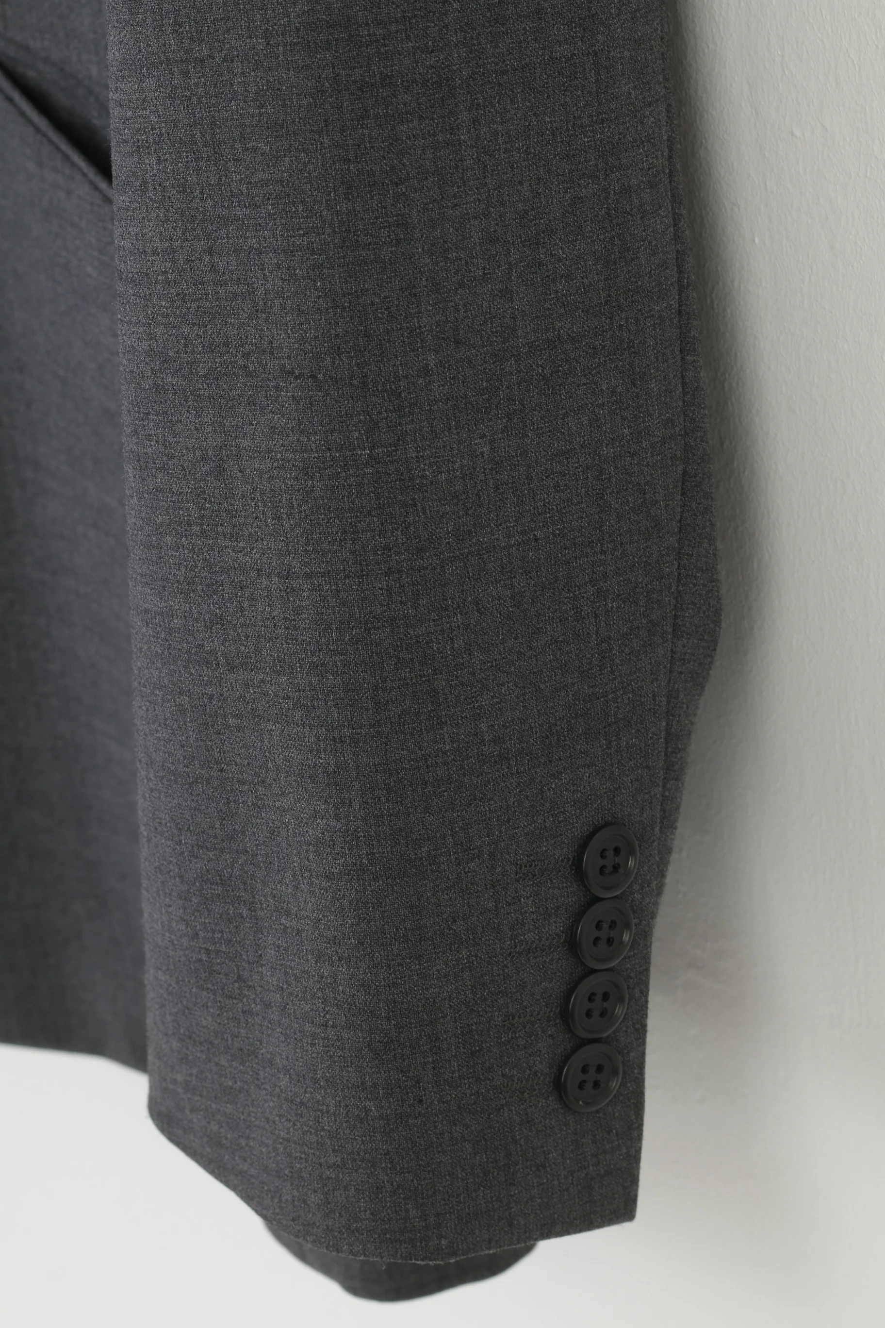 Charlton Gray Men 38 Blazer Grey Breasted Exclusively at Slaters Mens Wear Jacket Top - Image 3