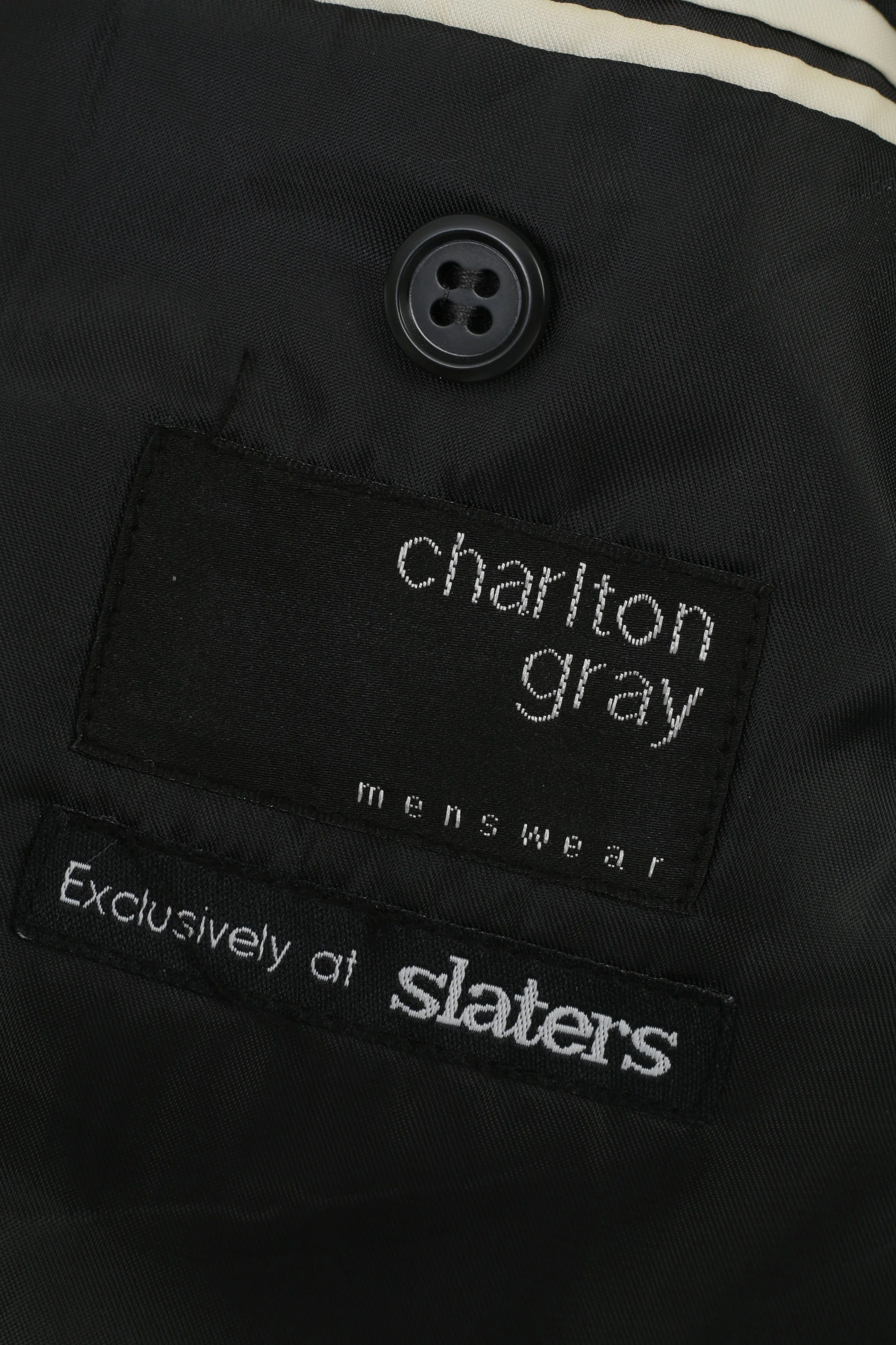 Charlton Gray Men 38 Blazer Grey Breasted Exclusively at Slaters Mens Wear Jacket Top - Image 4