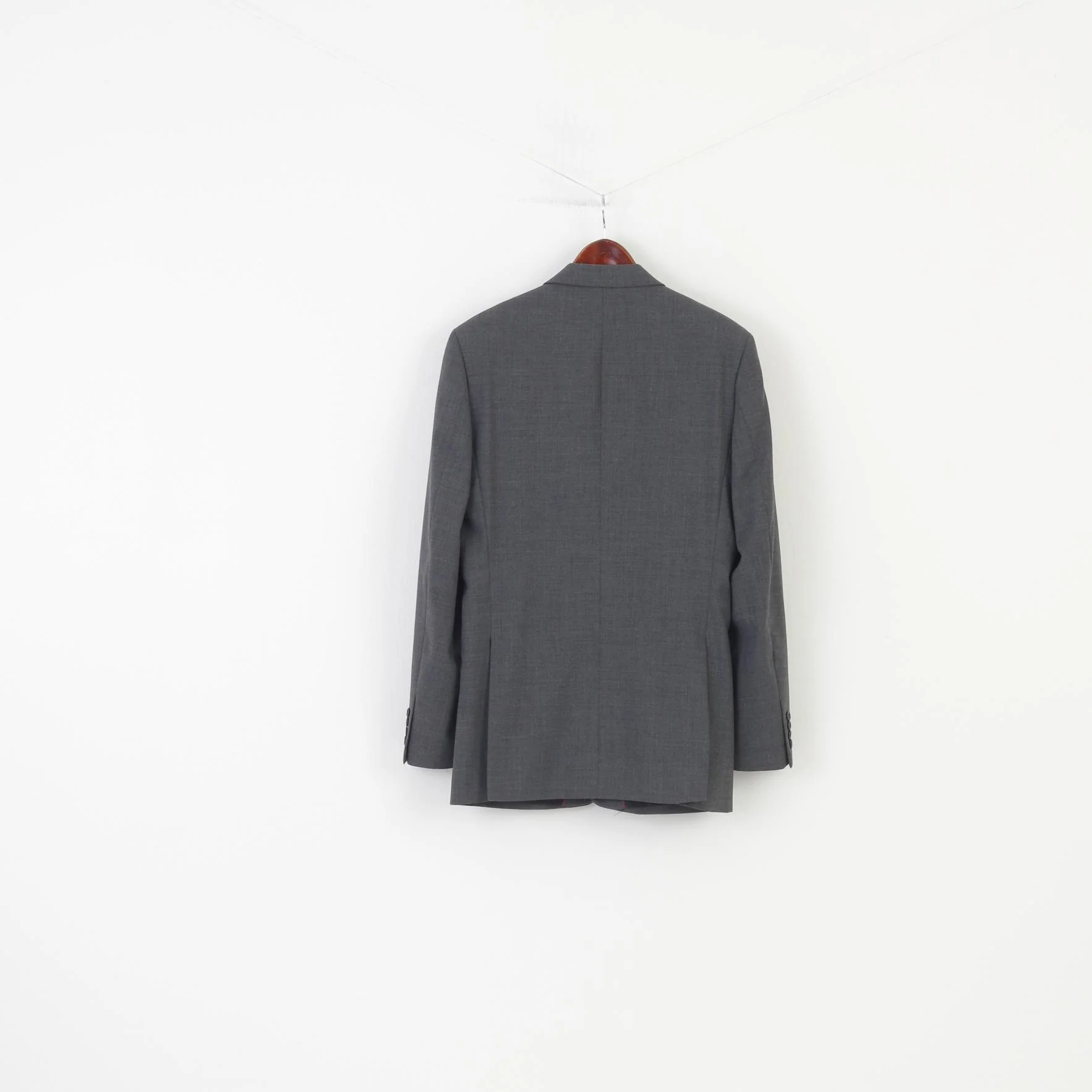 Charlton Gray Men 38 Blazer Grey Breasted Exclusively at Slaters Mens Wear Jacket Top - Image 7