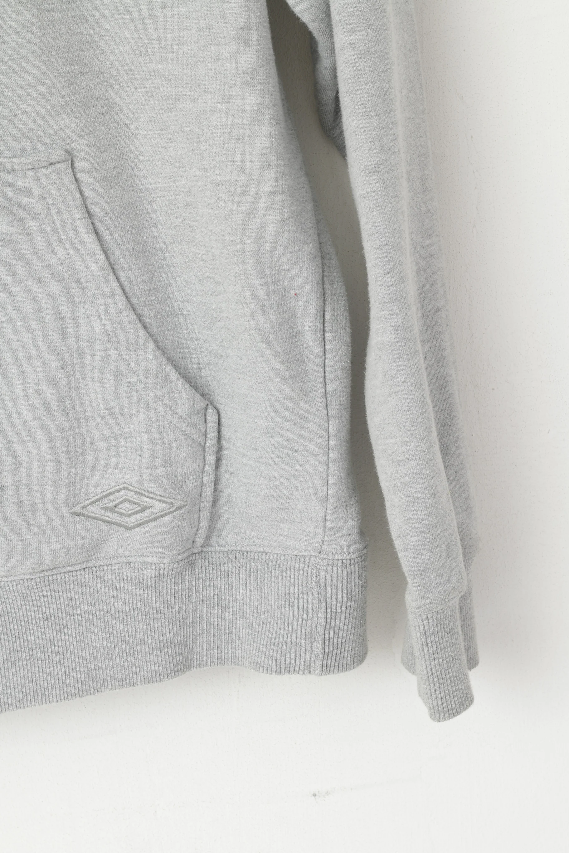 Umbro Men S Sweatshirt Gray Cotton Pitea Summer Games 2010 Sport Hoodie Top - Image 3