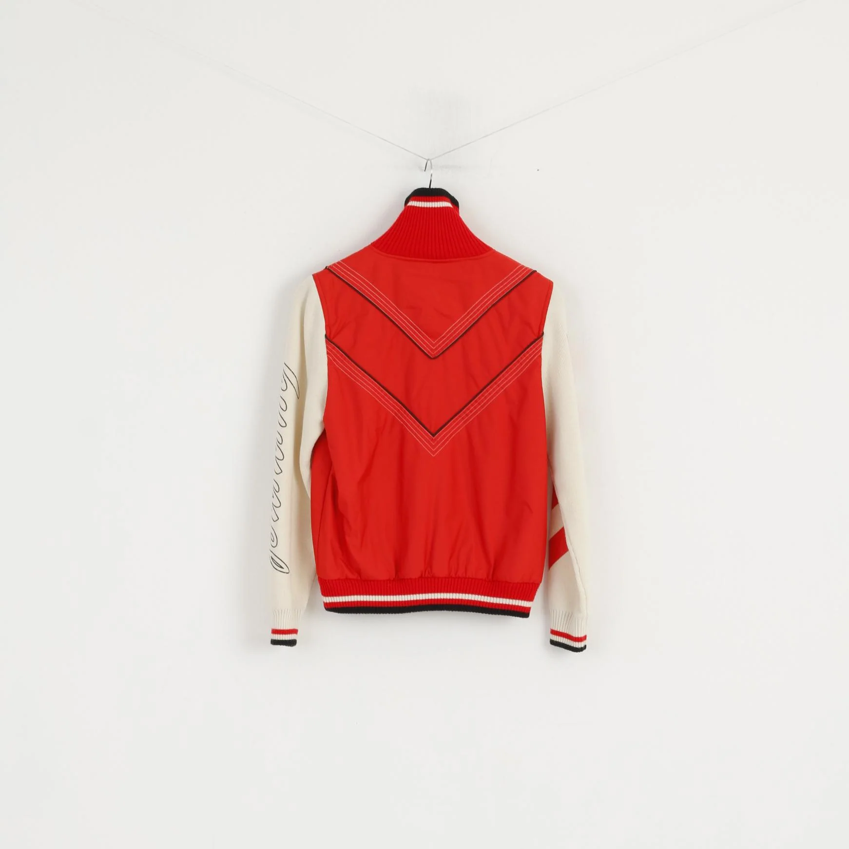 Hummel Women M (S) Jumper Red Isabelle Knit Cardigan Zip Up Nylon Sport Top - Image 6