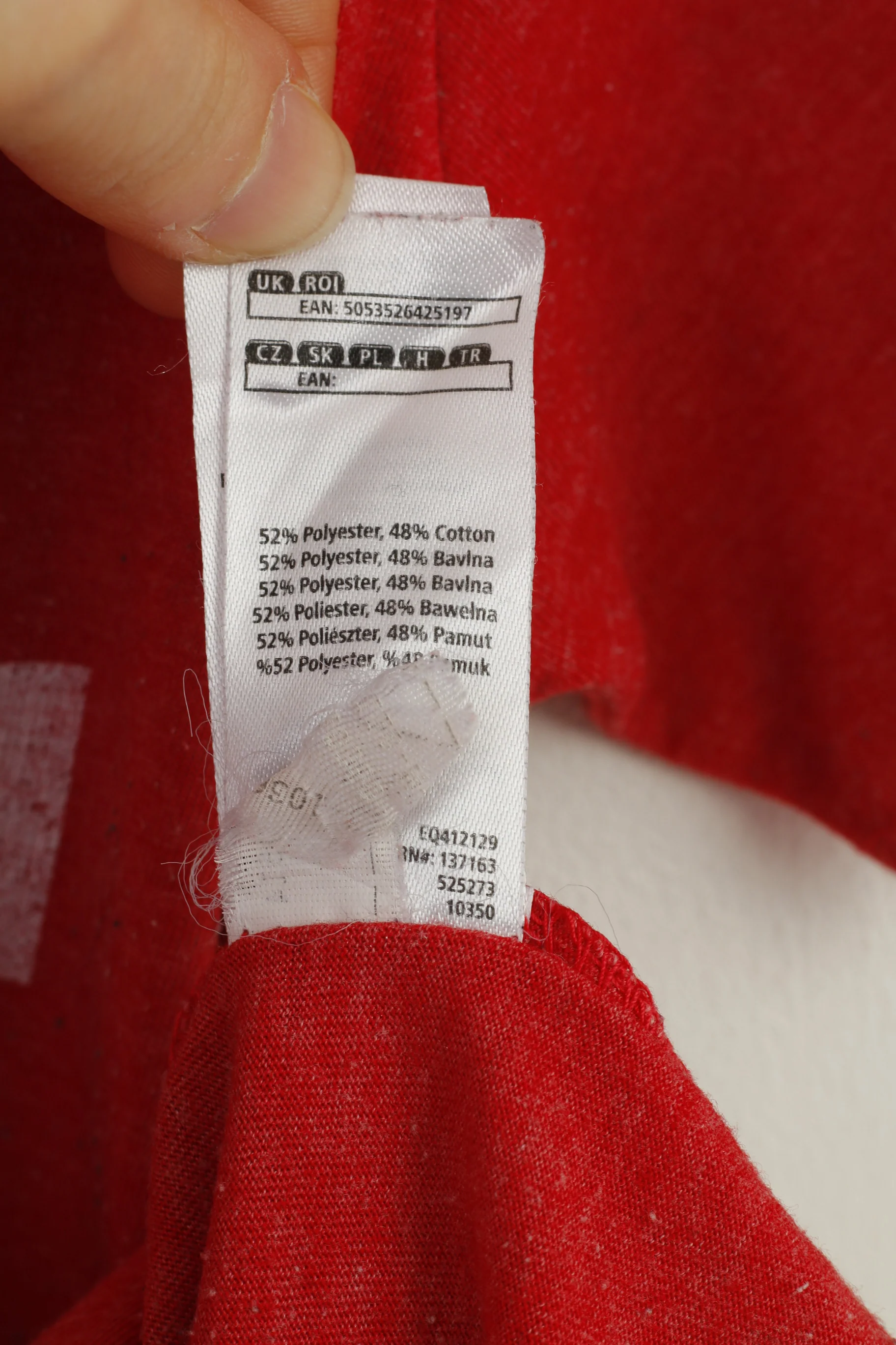 Coca Cola Men M T-Shirt Red Cotton Logo Graphic Classic Tee Crew Neck Vintage Top - Image 5