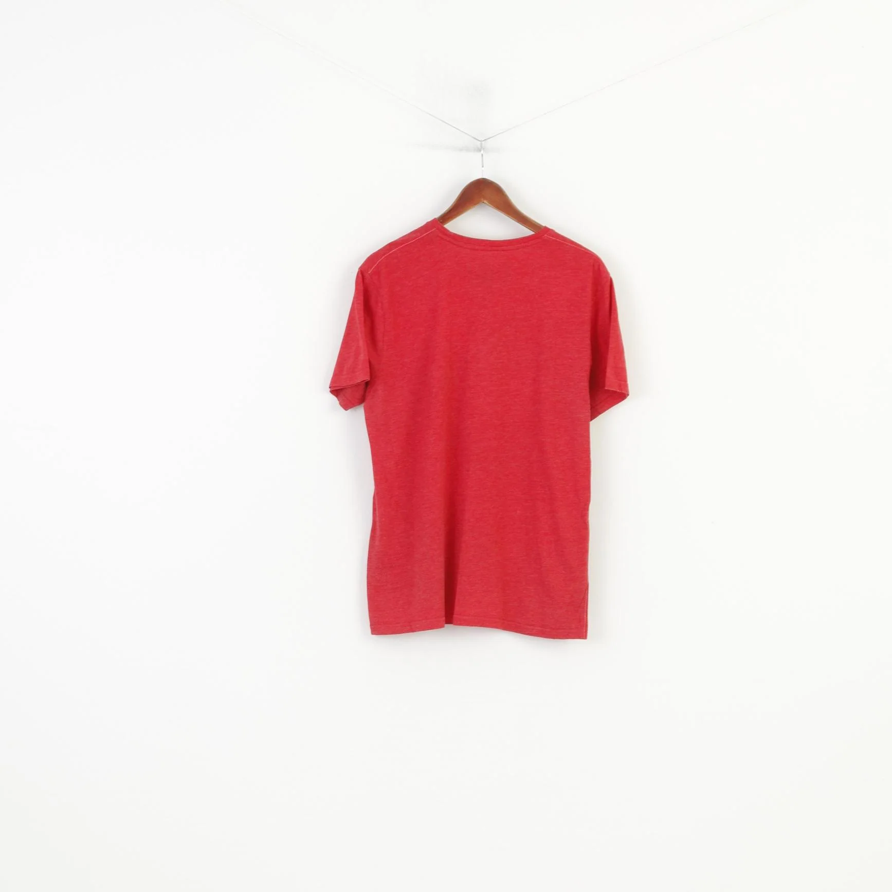 Coca Cola Men M T-Shirt Red Cotton Logo Graphic Classic Tee Crew Neck Vintage Top - Image 6