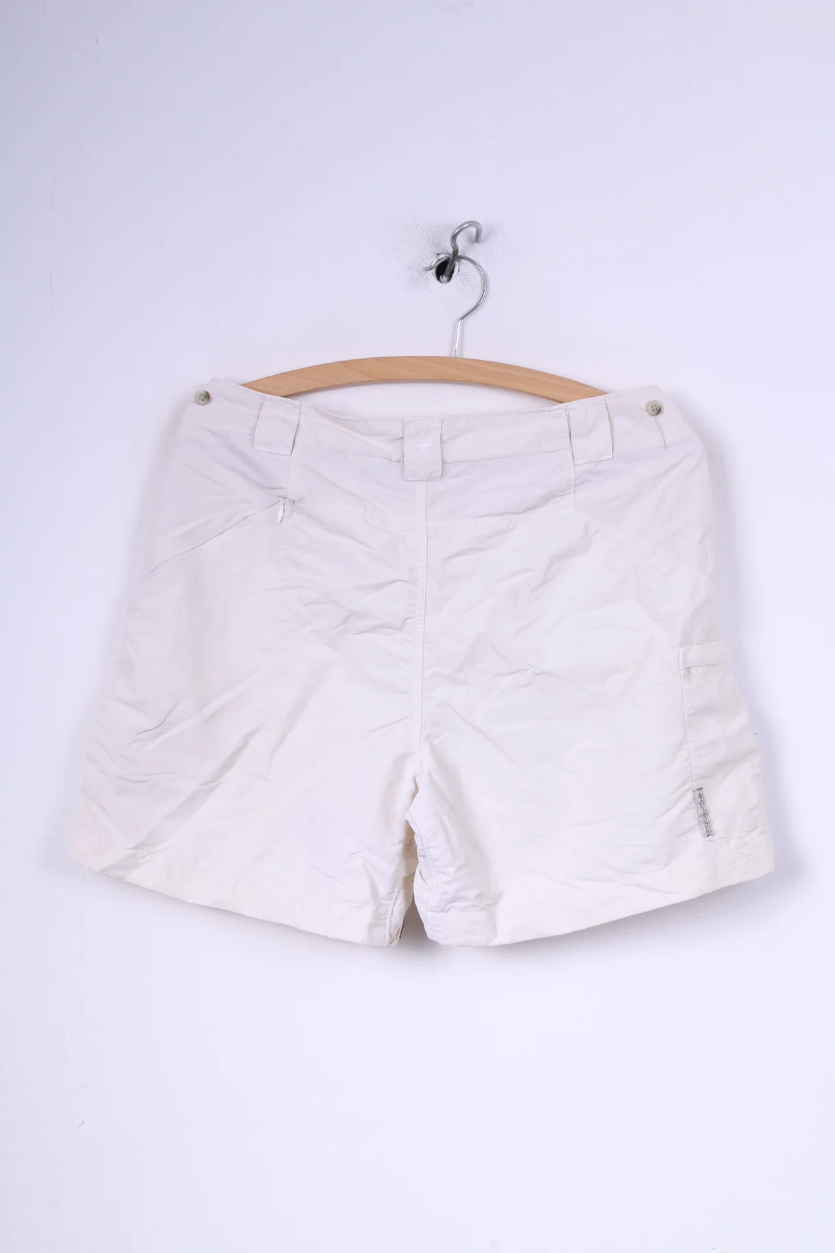 Columbia Sportswear Company Womens S Casual Shorts Cream Nylon - Image 4