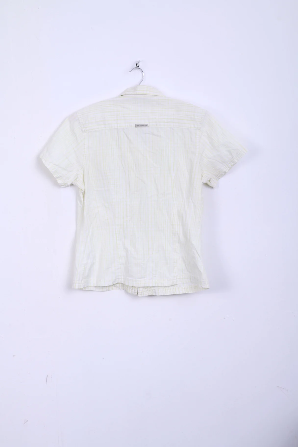 Columbia Womens M Casual Shirt Check Short Sleeve Cotton - Image 5