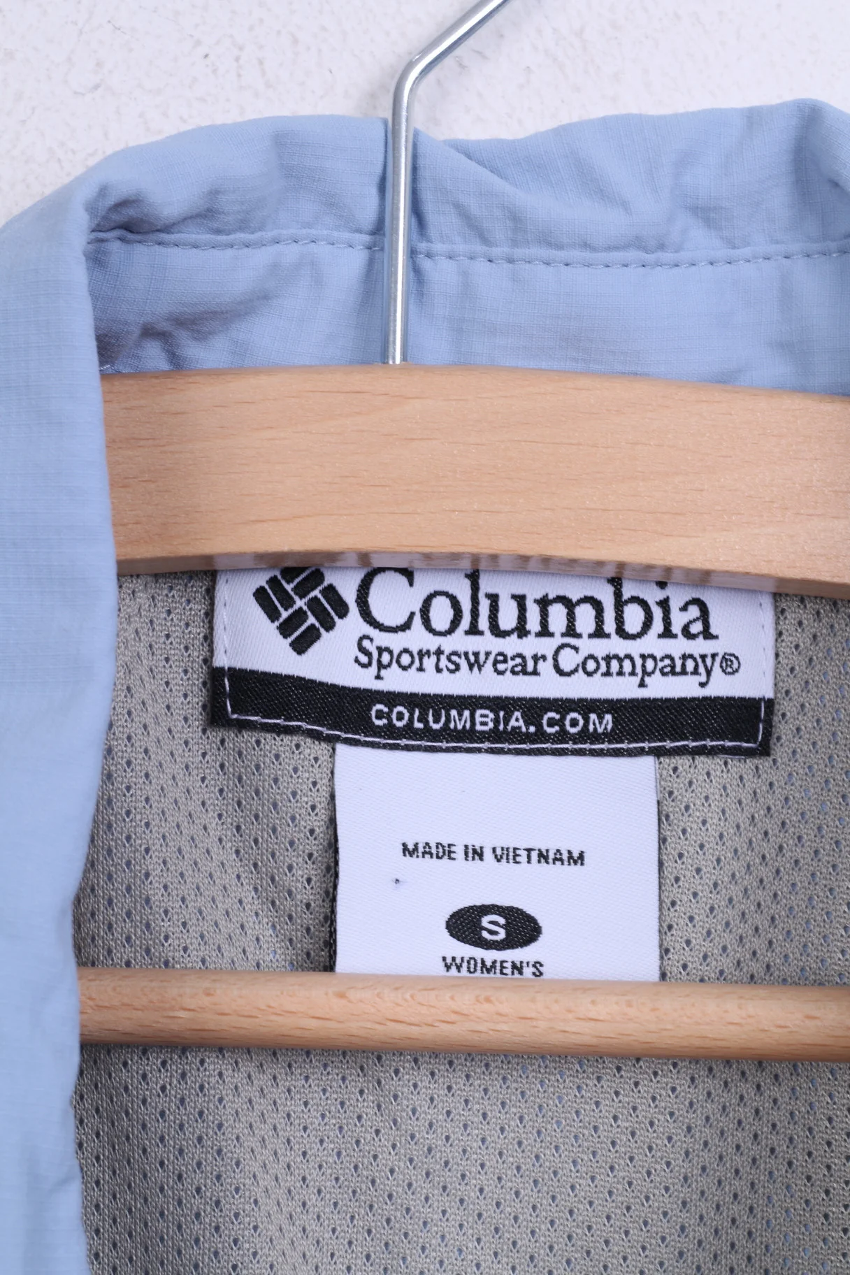 Columbia Womens S Casual Shirt Blue Nylon Top Sportswear Company - Image 5