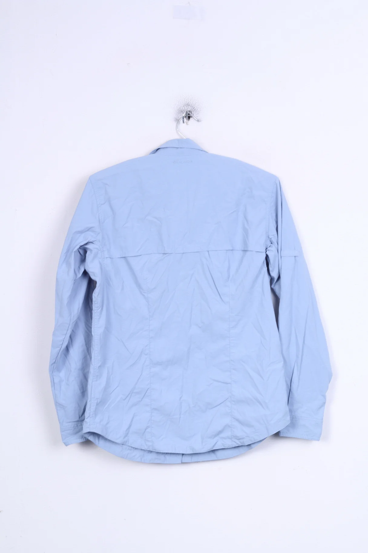 Columbia Womens S Casual Shirt Blue Nylon Top Sportswear Company - Image 7