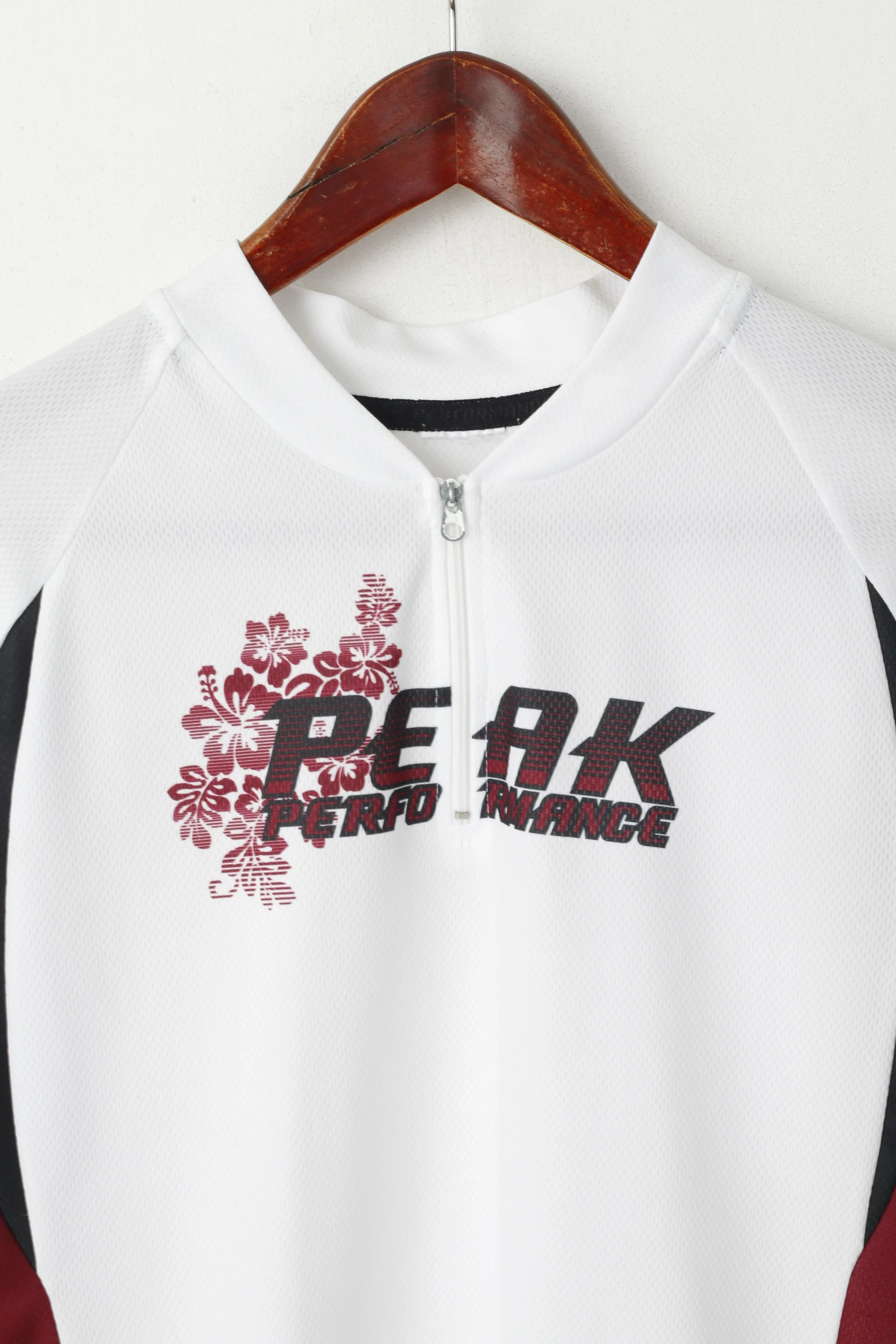 Peak Performance Women XL Shirt White Zip Neck Sport Mountain Top - Image 2