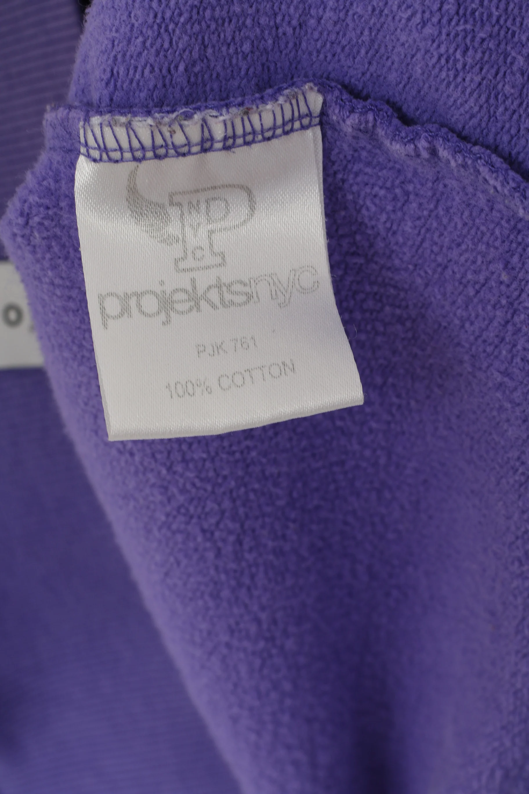 Projekts $ Men L Sweatshirt Purple Cotton Dollars Make Dreams NYC Blouse Top - Image 6