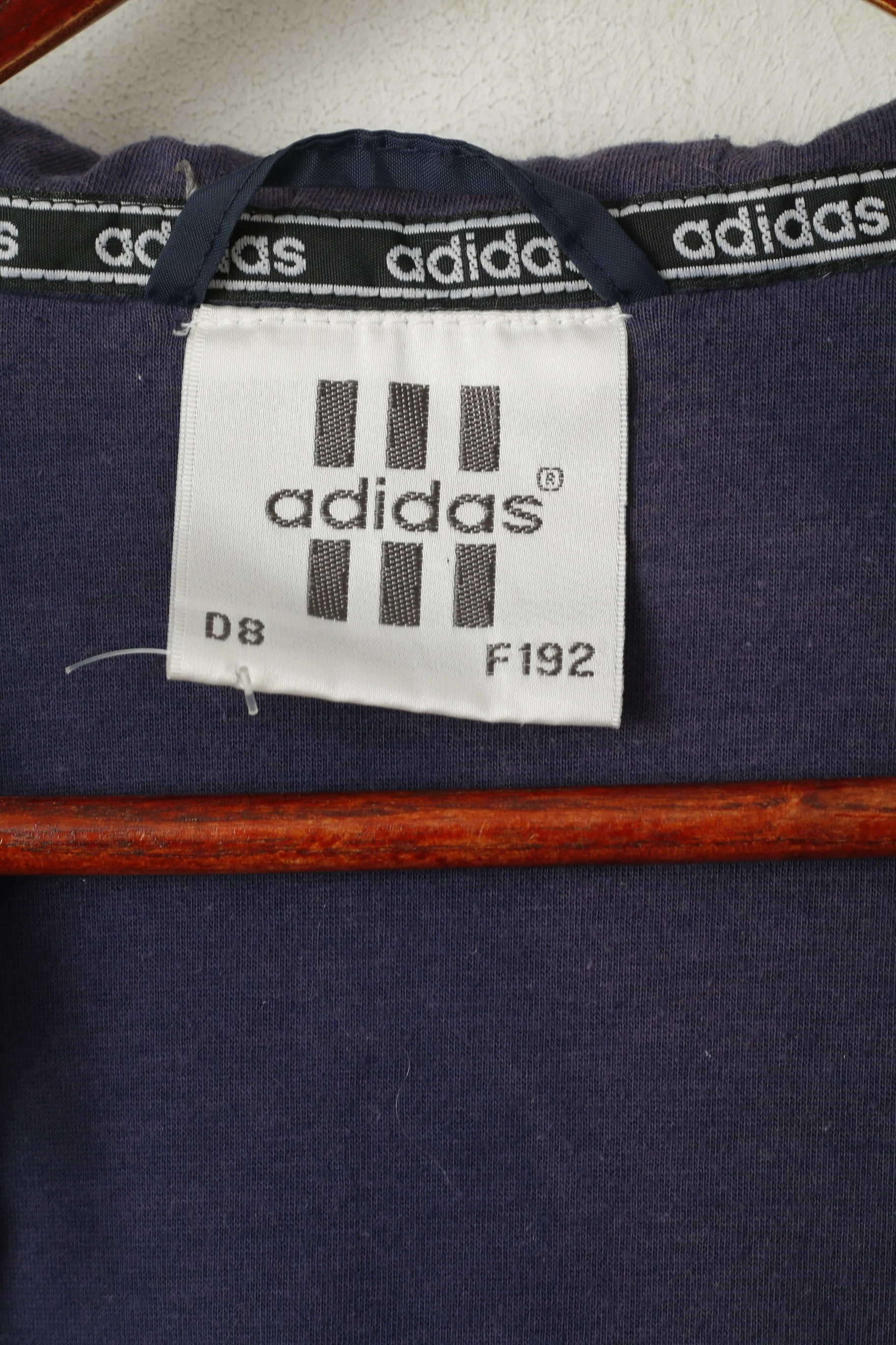 Adidas Men L 192 Jacket Navy Vintage National Handball Team Sweden Zip Up Top - Image 5