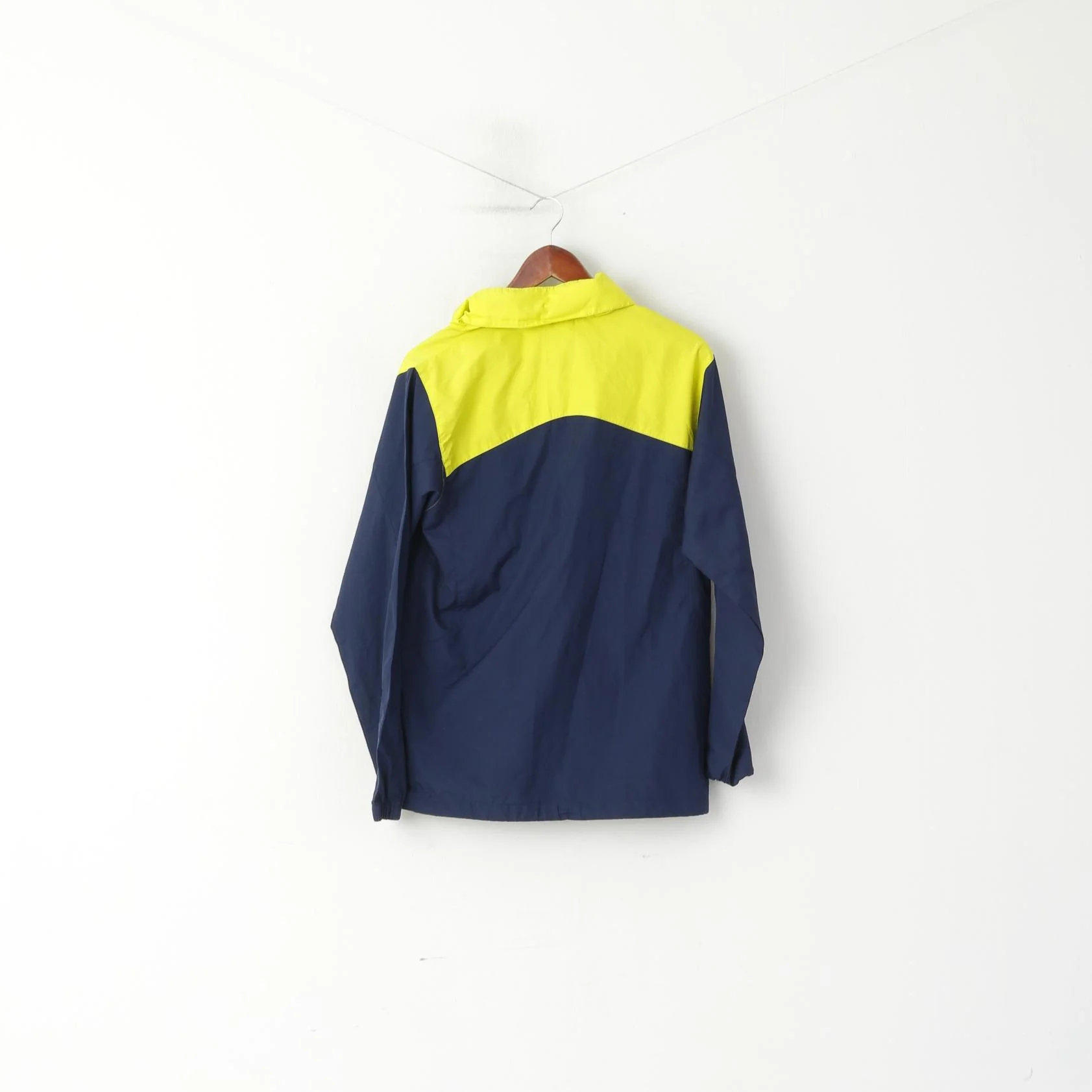 Umbro Men S Jacket Navy Yellow Sunderland Football Zip Up Sportswear Top - Image 6