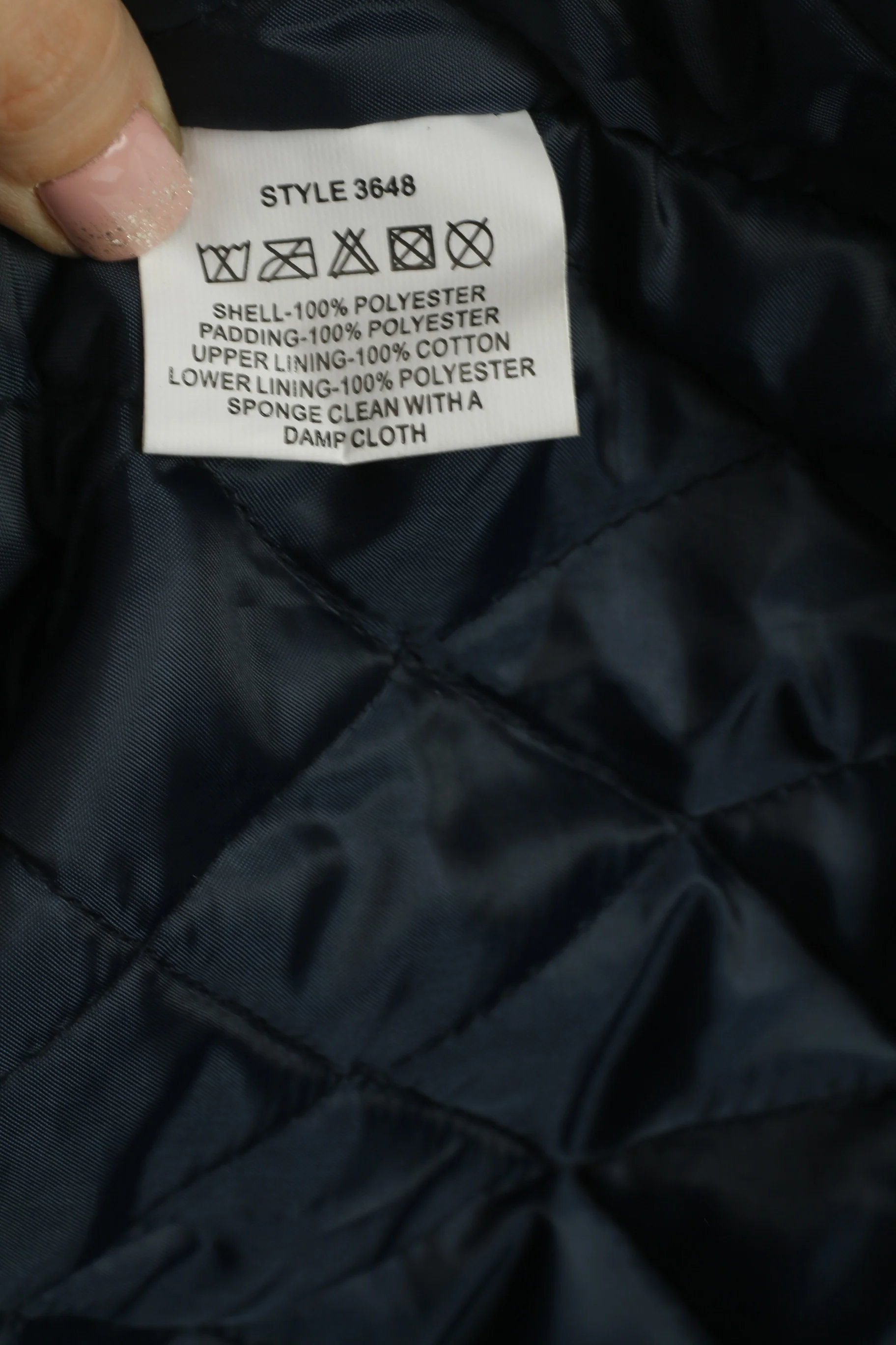 New Champion Men S Jacket Navy Padded Full Zipper Hidden Hood Pocket Outdoor Parka - Image 6