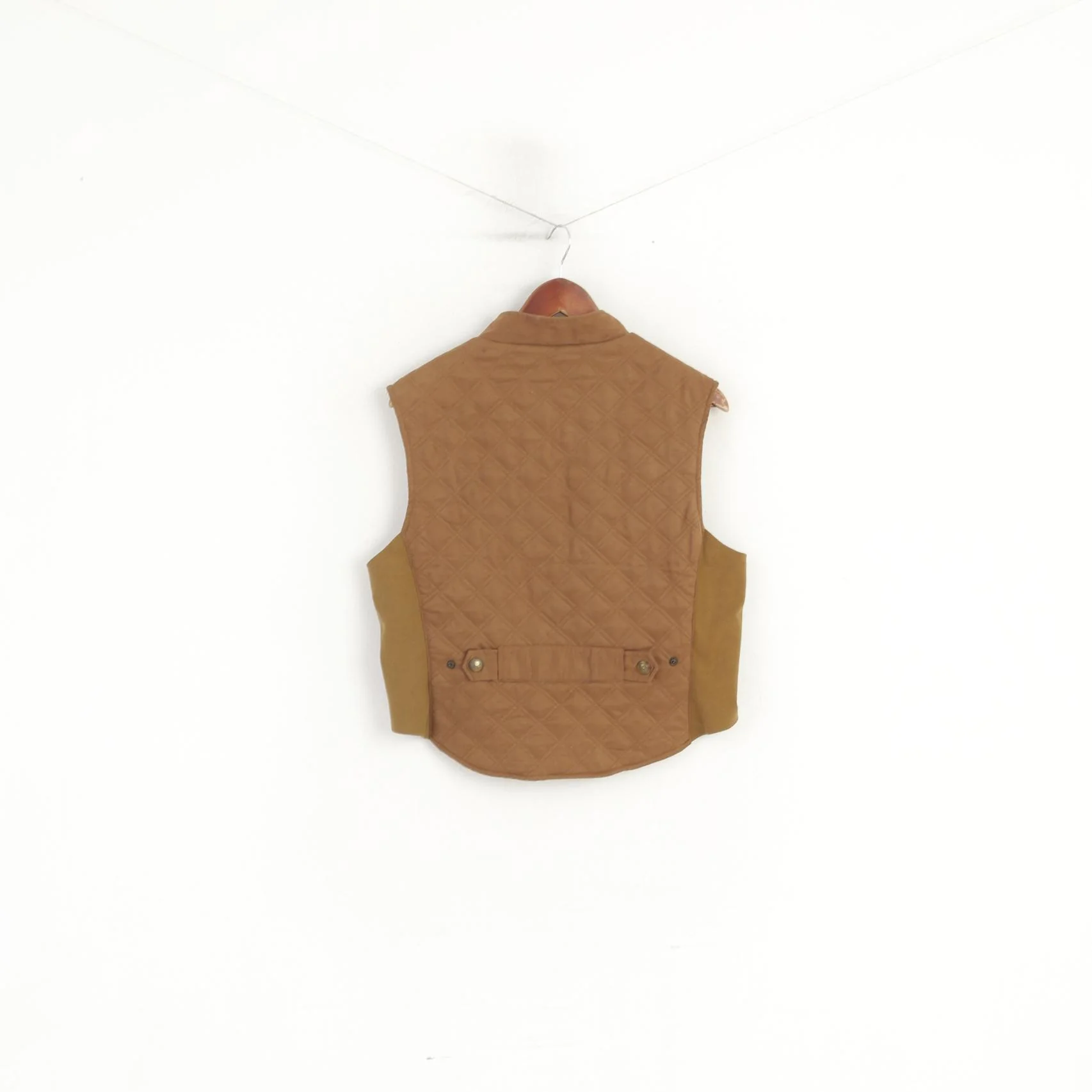 Mountain Horse Women 42 M Waistcoat Brown Lightweight Zip Up Short Vest - Image 7