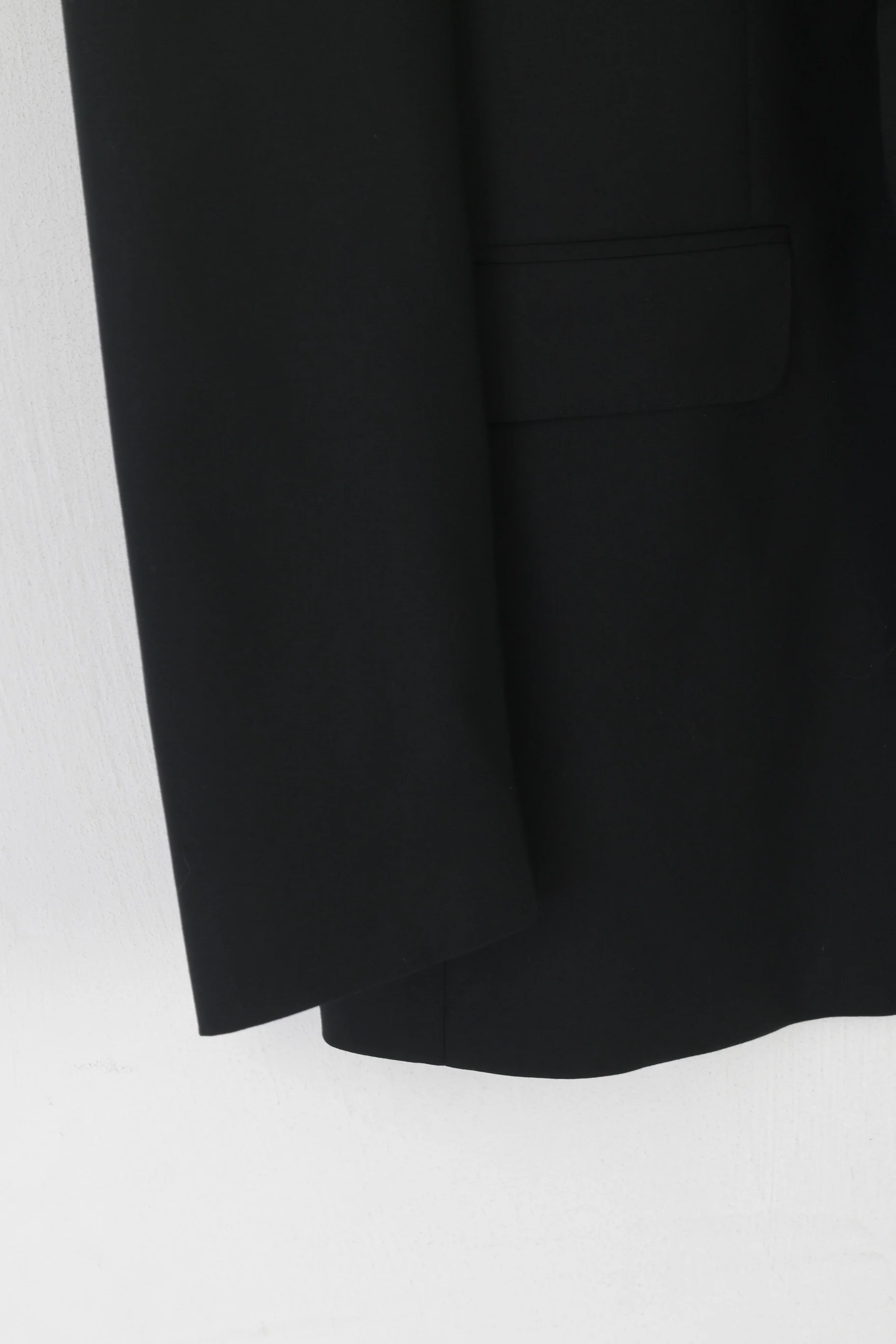 Roy Robson Men 26 40 Blazer Black Wool Reda Super 110's Italy Single Breasted Jacket - Image 3