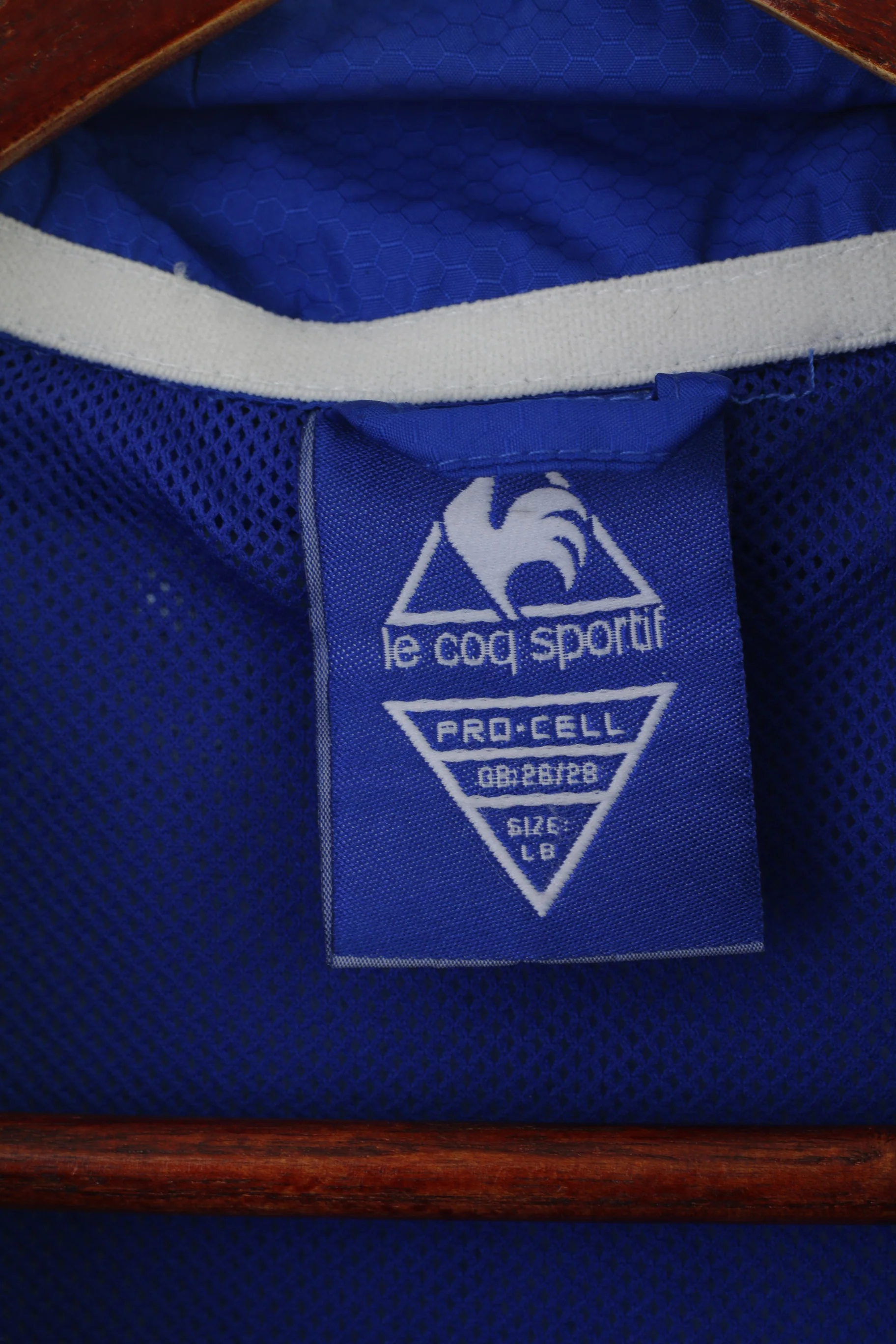 Le Coq Sportif Boys LB 8-10 Age Jacket Blue Football Evertoon Sportswear Pro Cell Top - Image 4