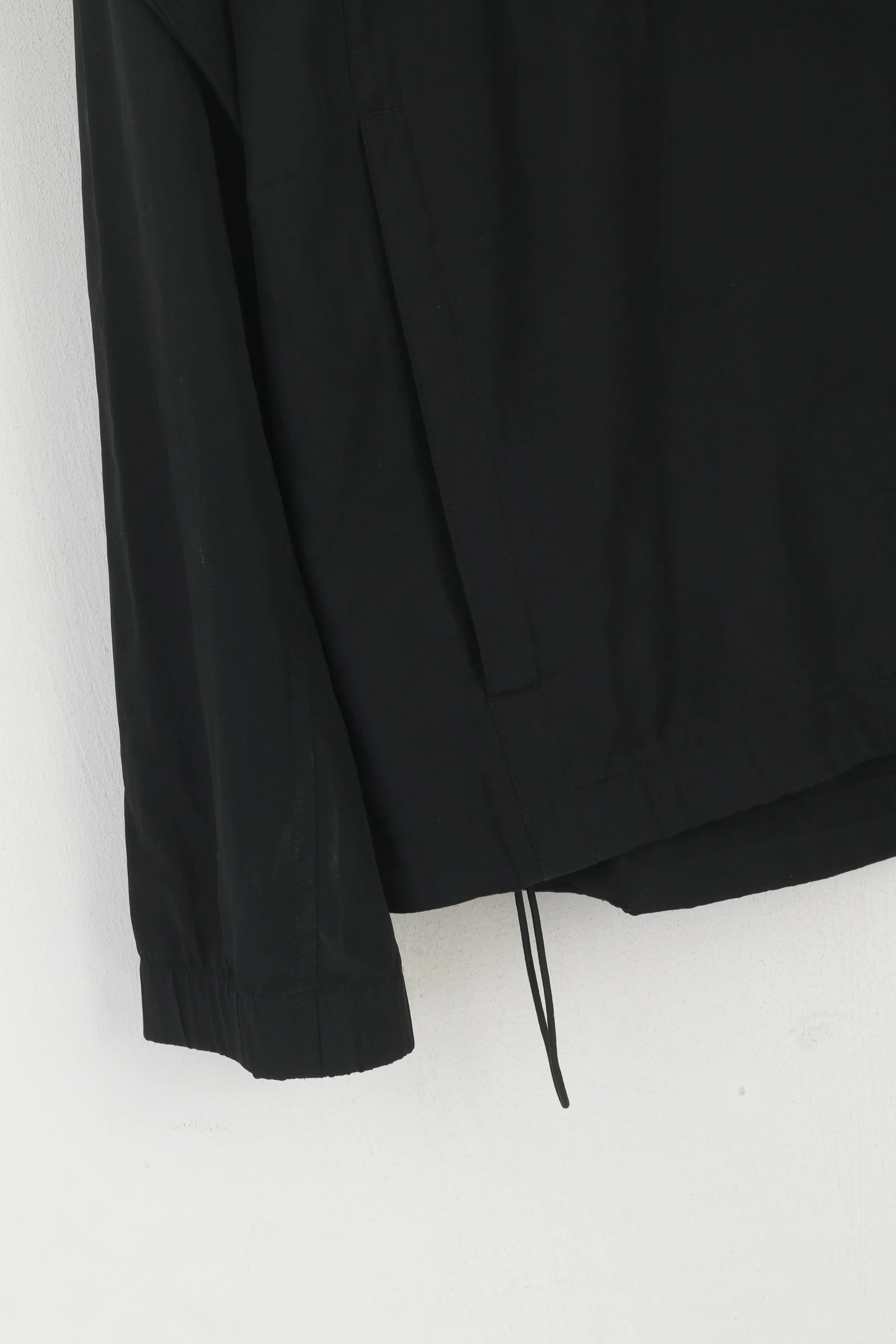 Pro Touch Men S Jacket Black Vintage Lightweight Reflective Full Zip Sportswear Top - Image 3