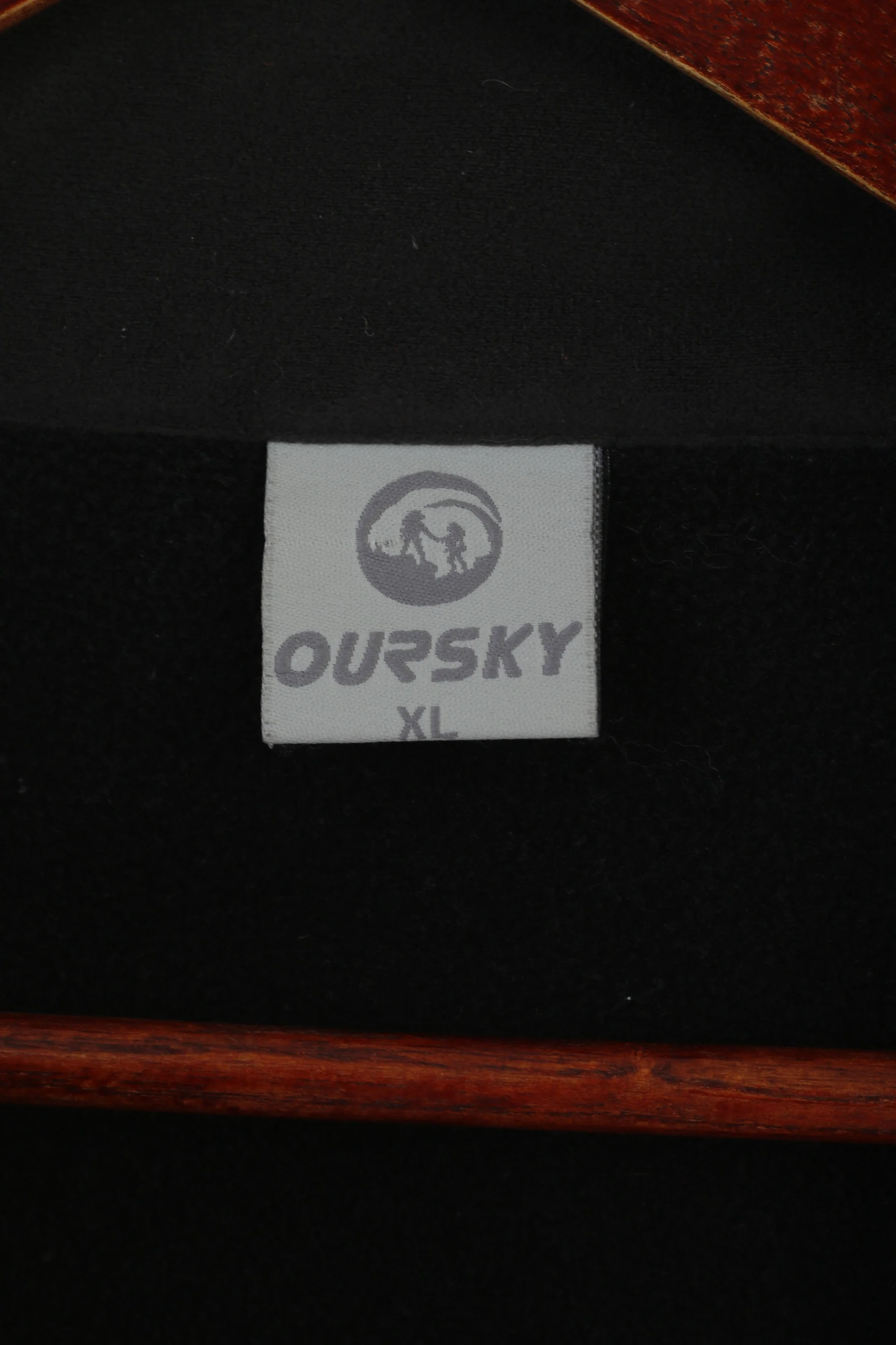 Oursky Men XL Jacket Red Softshell  Polartec Full Zipper Nylon Windproof Outdoor Top - Image 4
