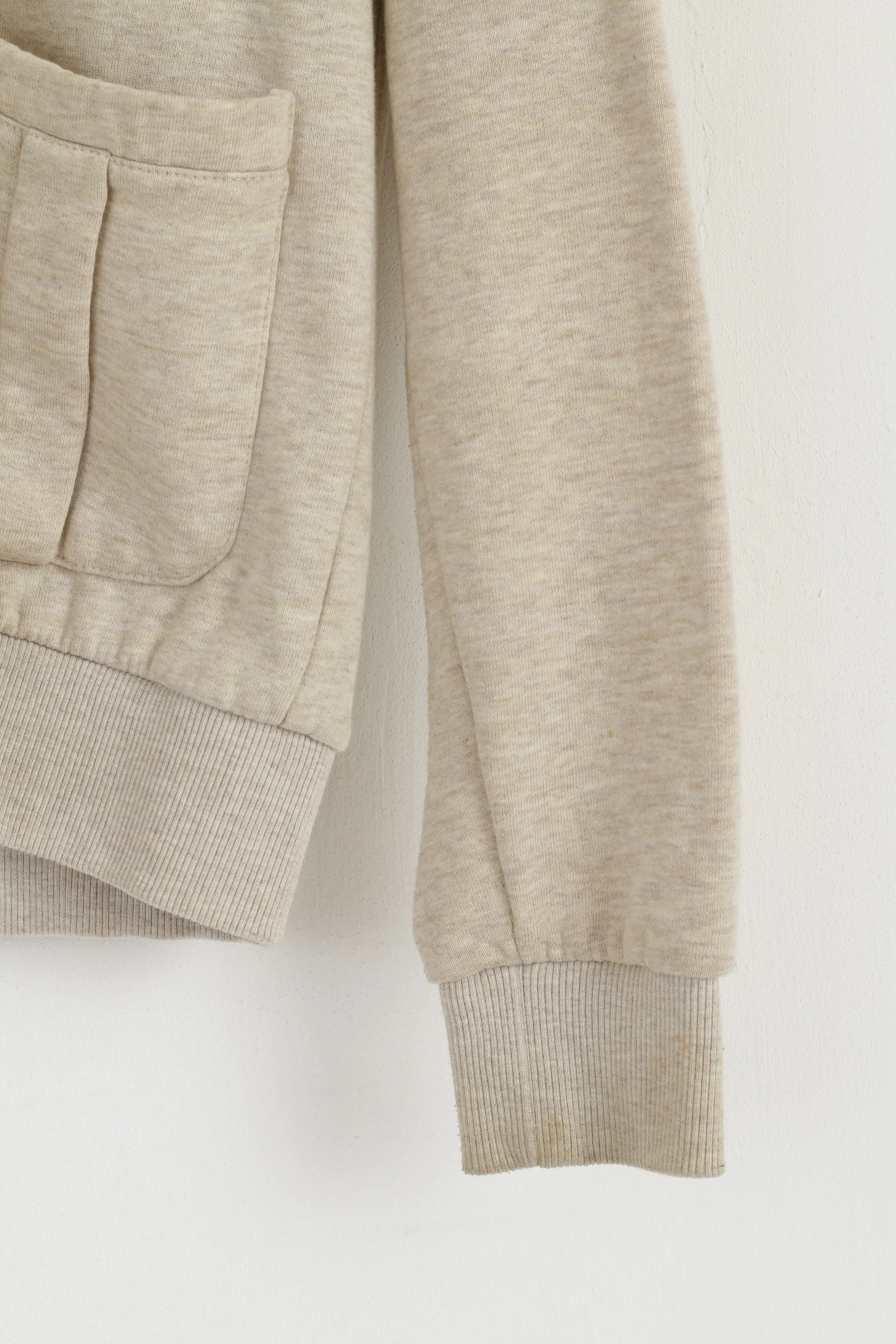 Original Penguin Men S Sweatshirt Beige Cotton Button Front Cardigan Classic Top - Image 3