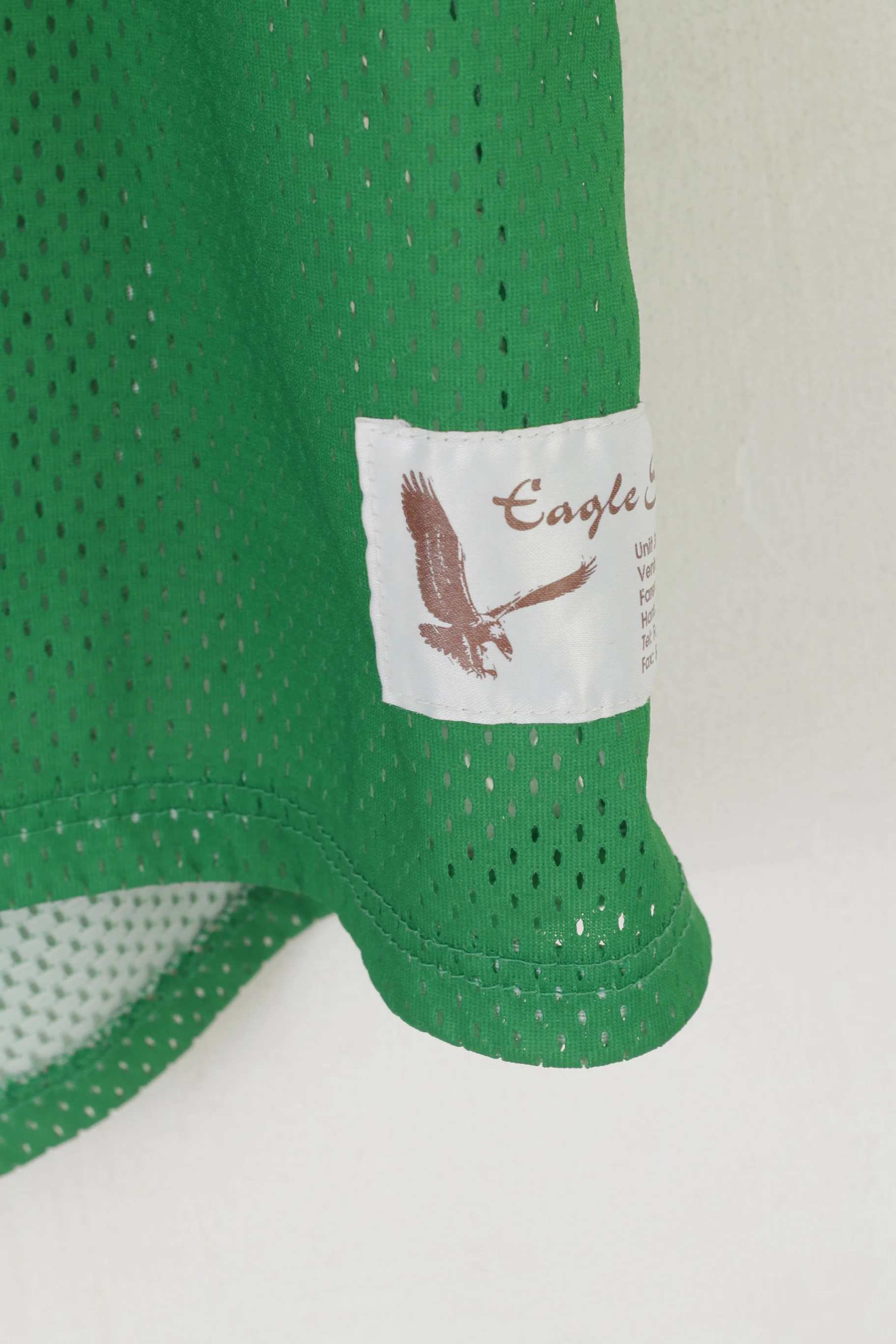Eagle Sportswear Men XL Shirt Green Mesh Vintage Gators # 51 Jersey Top - Image 3