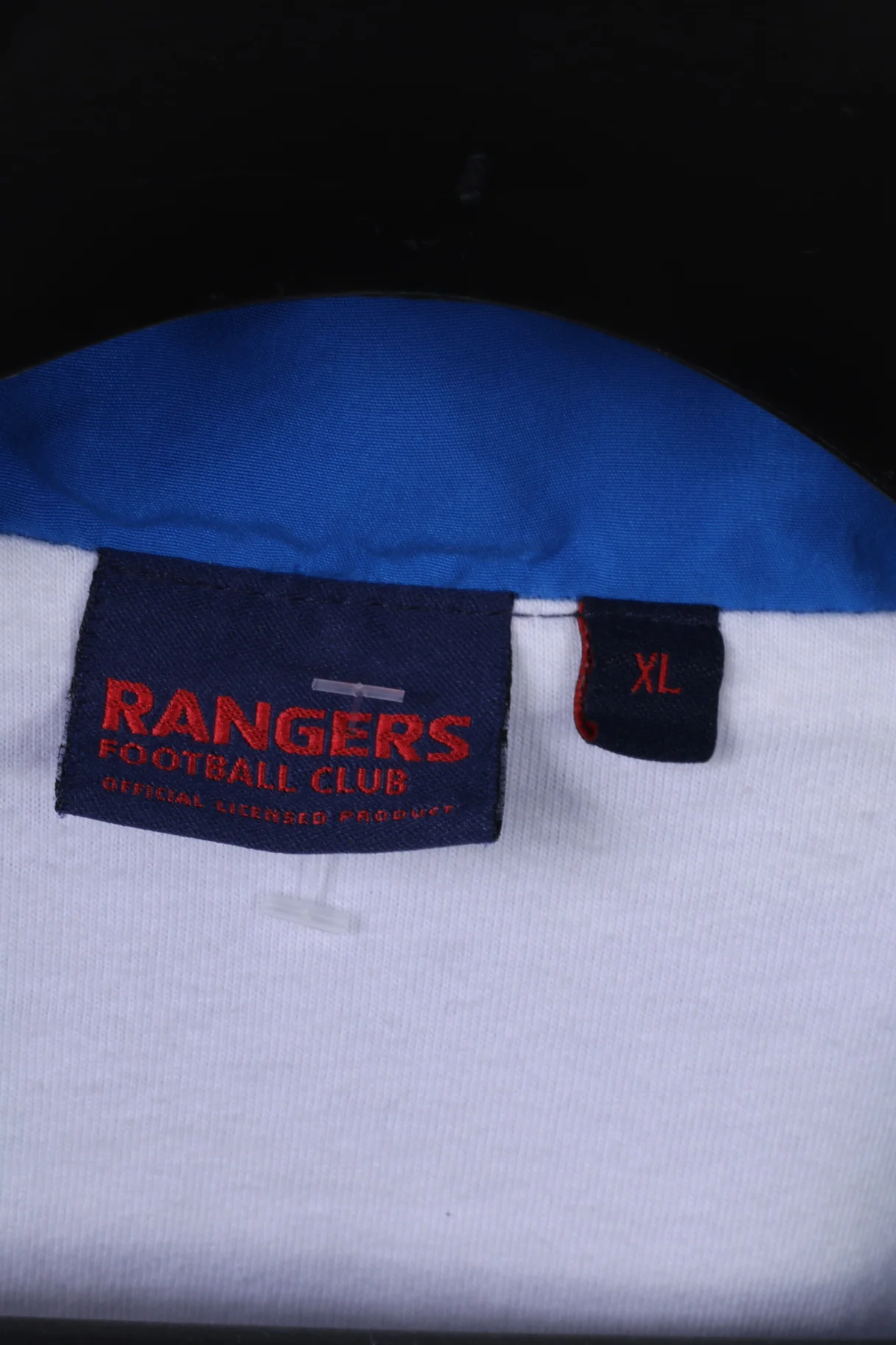 RANGERS Football Club Mens XL Jacket Blue Official Full Zipper Active Sportswear Top - Image 6